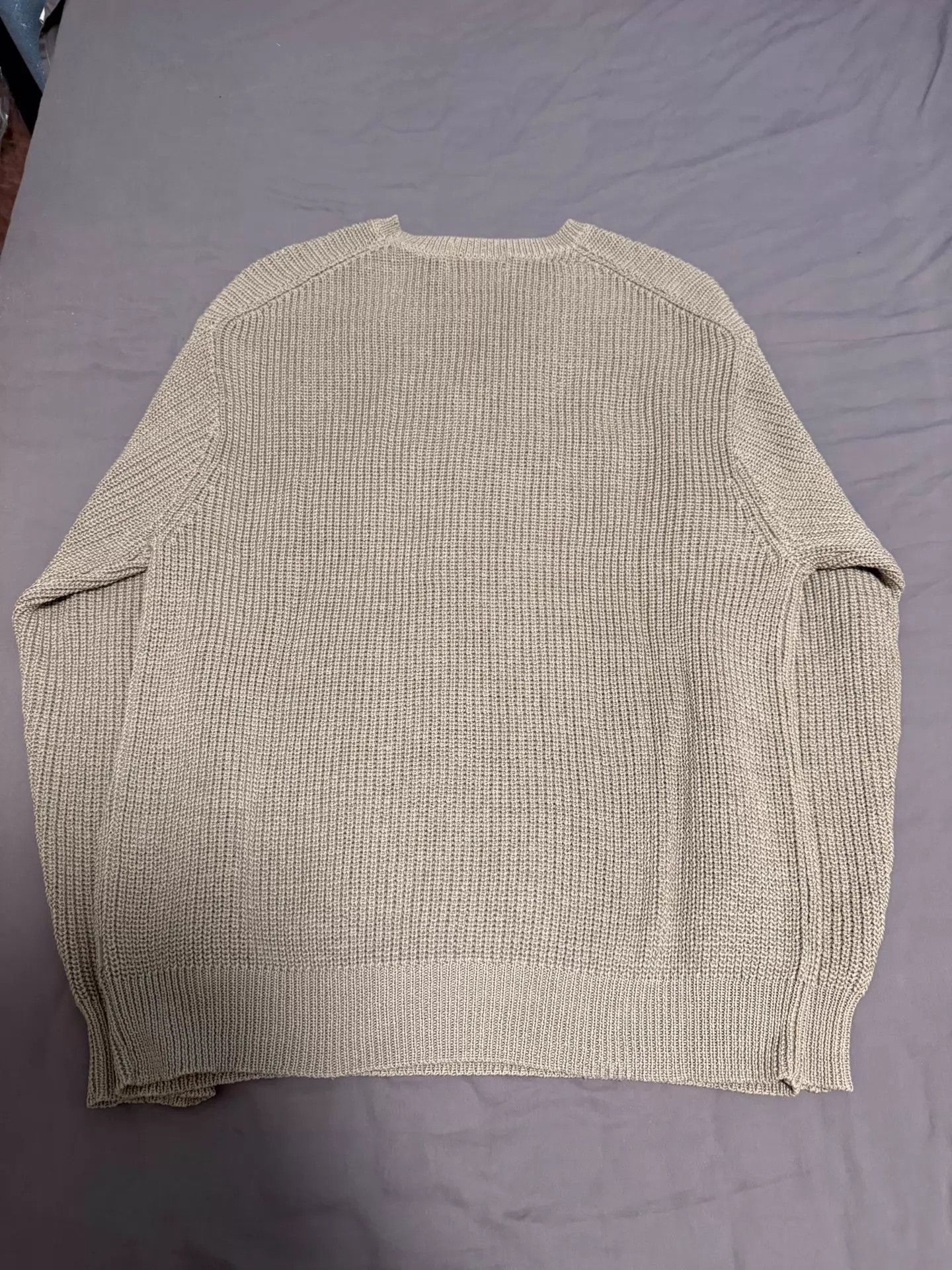 Supreme Supreme CDG Tan Sweater L (New, Slight Yellowing) Size US L / EU 52-54 / 3 - 5 Thumbnail
