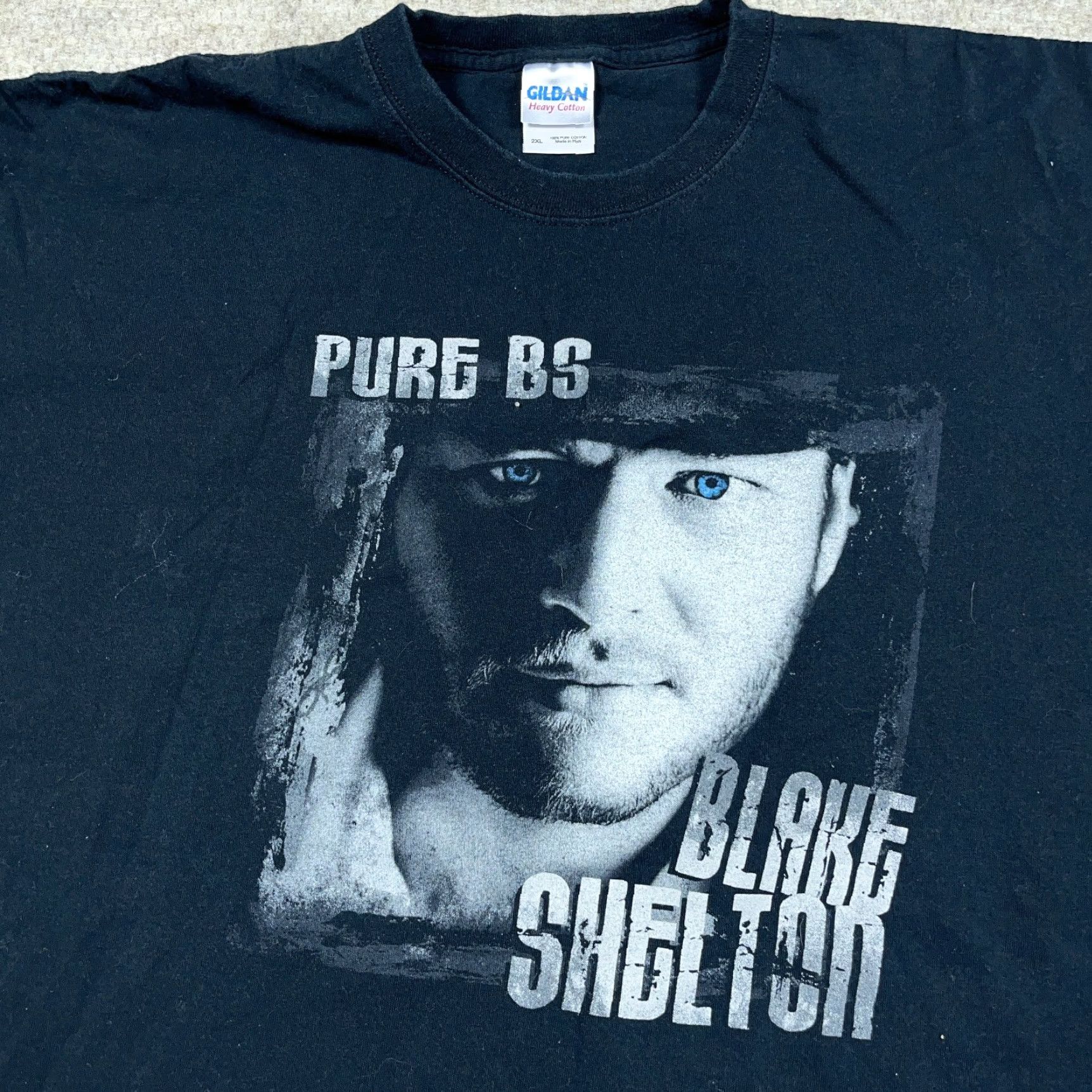 Gildan VINTAGE Blake Shelton Shirt Men 2XL Black T-Shirt Band Graphic Print Crew Neck Short Sleeve Gildan Size US XXL / EU 58 / 5 - 3 Thumbnail