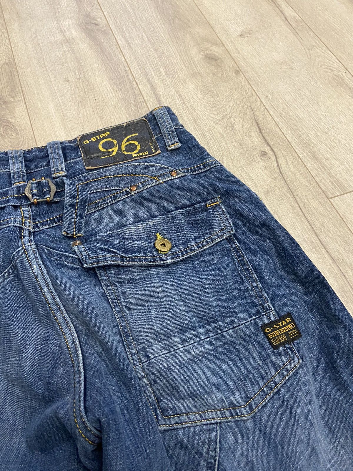 G-Star × Vintage G star Vintage Cargo Shorts 90’s y2k Size US 32 / EU 48 - 5 Thumbnail
