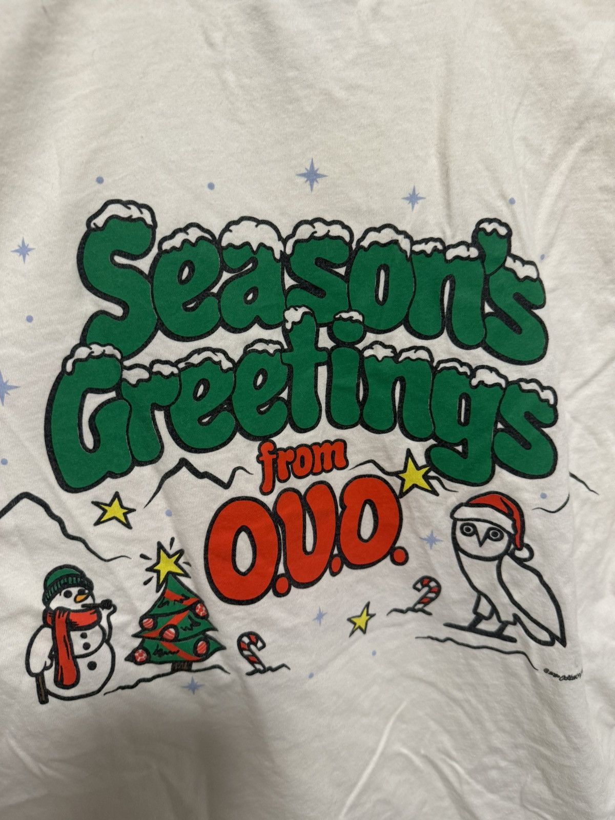 October's Very Own OVO Holiday 2020 Christmas T-shirt Size US M / EU 48-50 / 2 - 2 Thumbnail