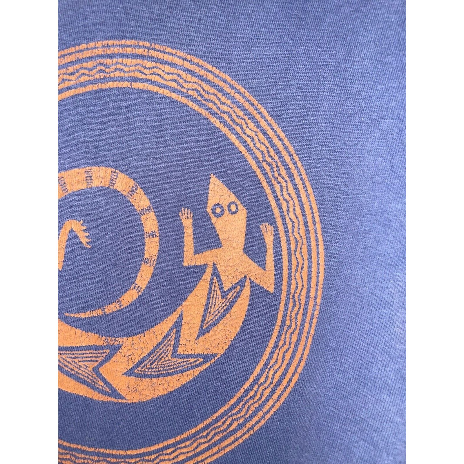 Fruit Of The Loom Vintage Moab Utah Shirt Mimbres Lizard UT Aboriginal Tee 90s Size US XXL / EU 58 / 5 - 3 Thumbnail