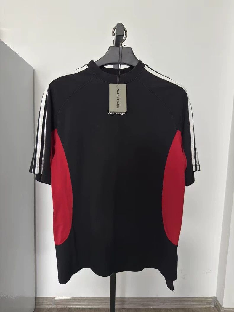 Balenciaga Balenciaga Adi co-branded patchwork short sleeves Size US XXS / EU 40 - 1 Thumbnail