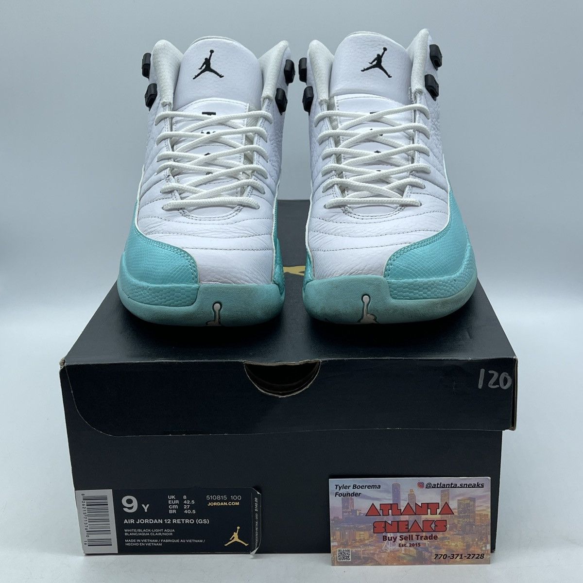 Jordan Brand Air Jordan 12 light aqua Size US 9 / EU 42 - 2 Thumbnail