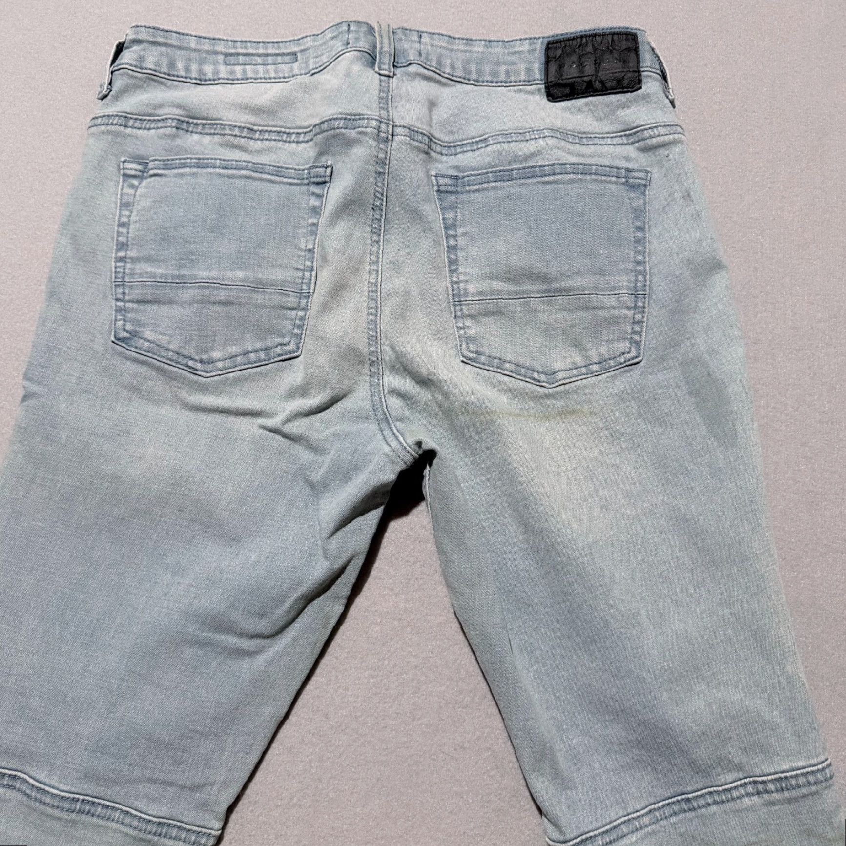 Pacsun Pacsun Biker Skinny Jeans Men Denim Active Stretch Distressed - 32x32 Blue 5-Pocket 32x32 Jeans Size US 32 / EU 48 - 4 Thumbnail