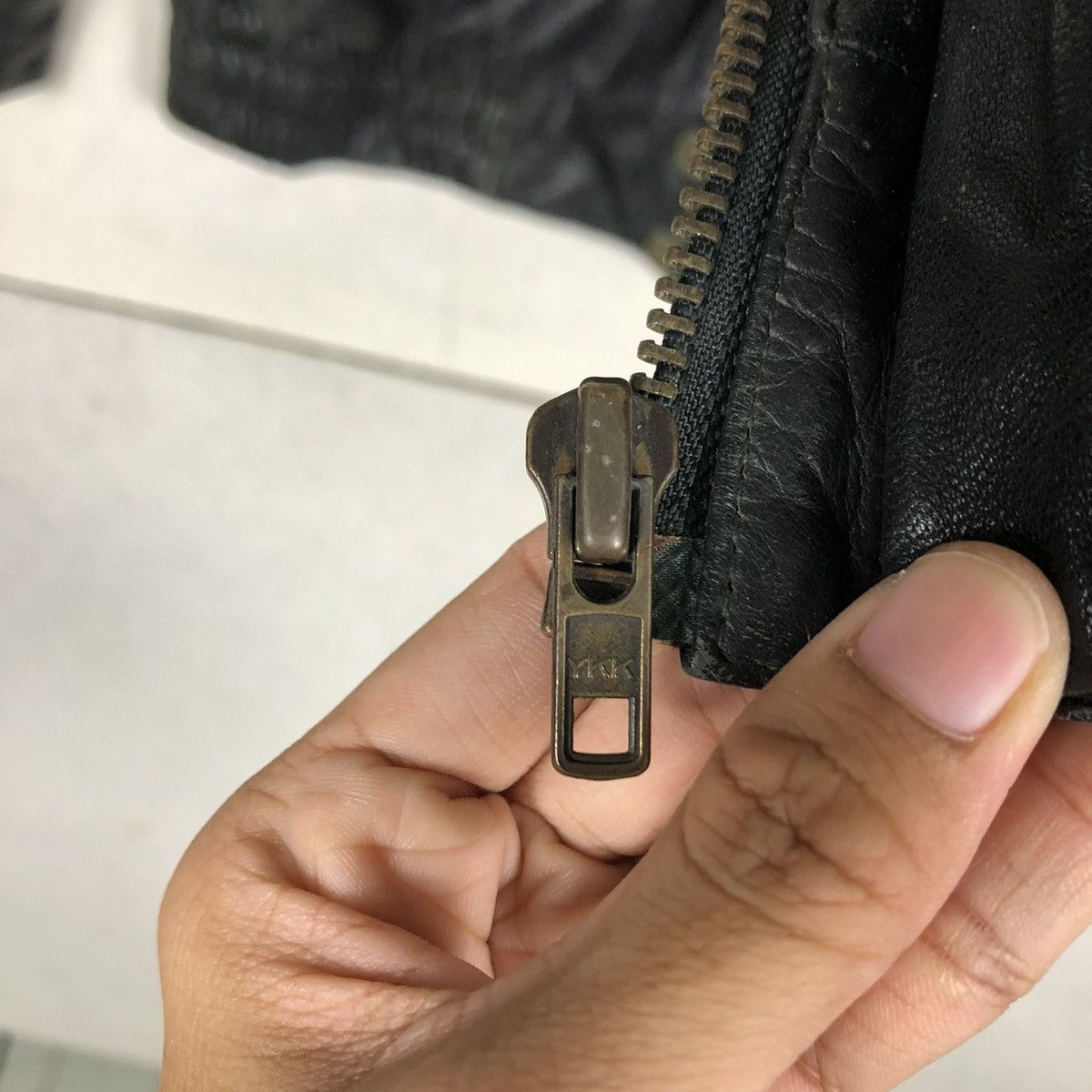 Japanese Brand 🔥VINTAGE LEATHER JACKET BIKER JAPAN BLANKET ISSEY MIYAKE Size US L / EU 52-54 / 3 - 19 Thumbnail