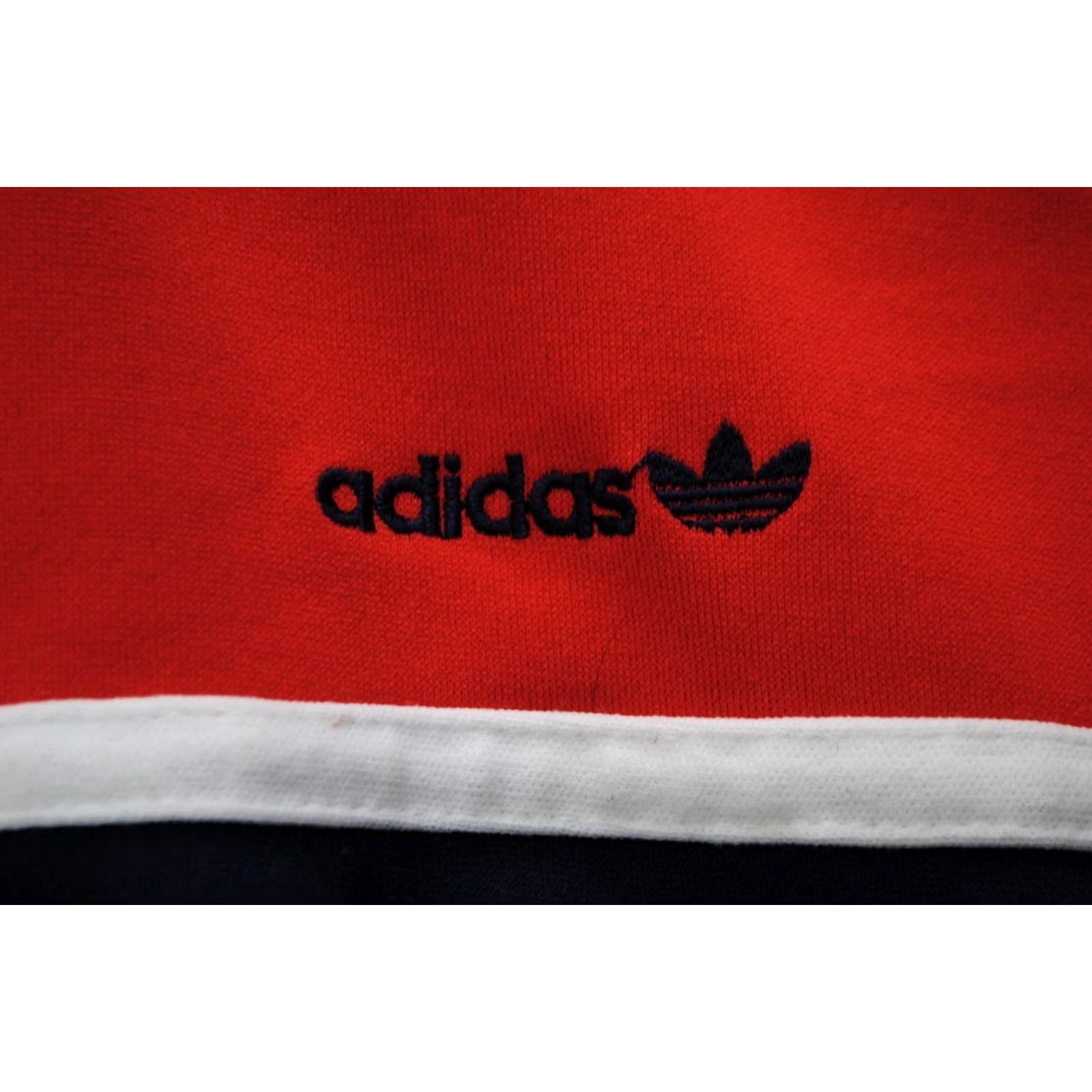 Adidas ADIDAS MENS VINTAGE 80S BLUE TRACK JACKET SIZE M Size US M / EU 48-50 / 2 - 2 Thumbnail