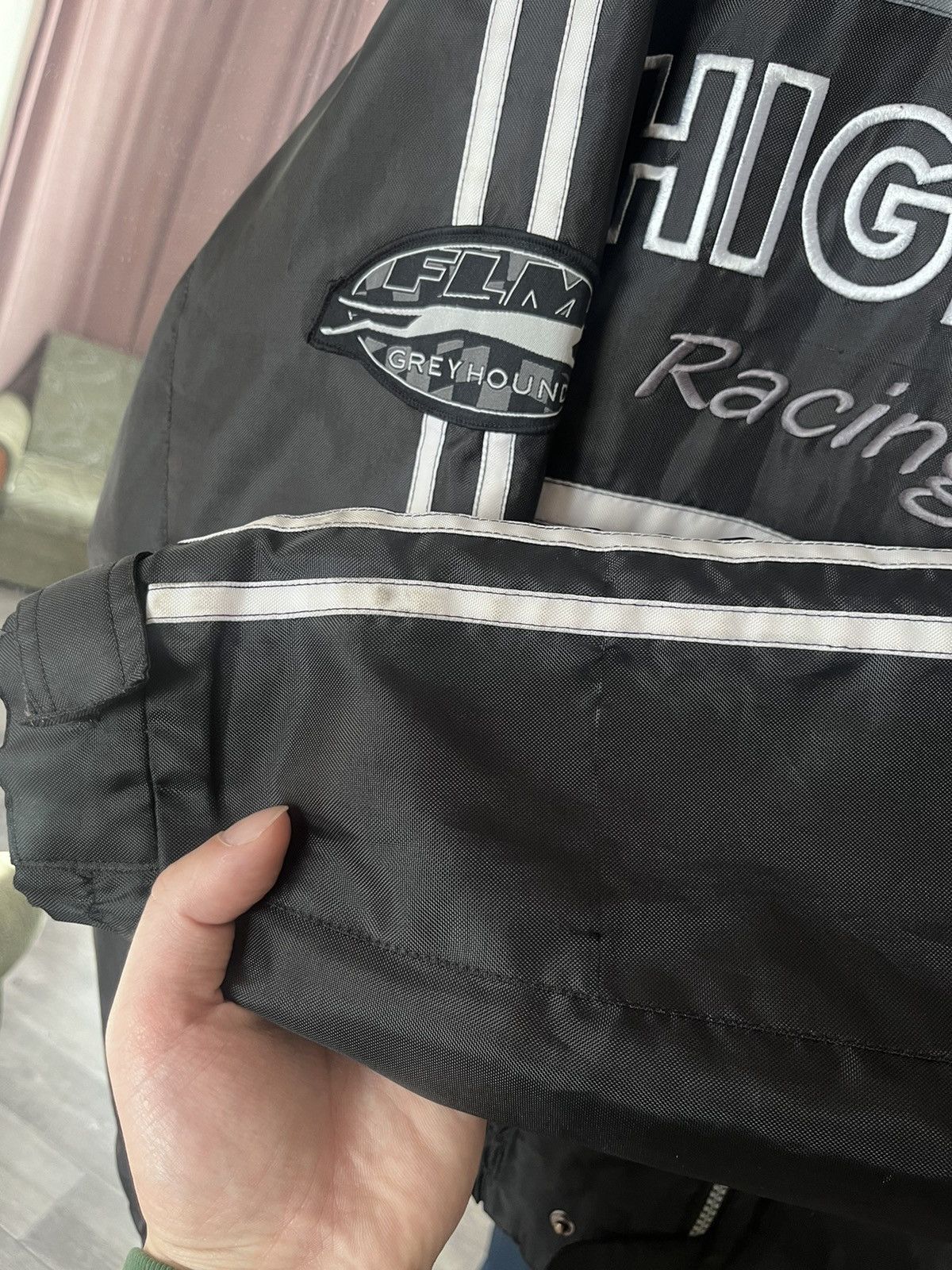 Vintage Polo High Speed Racing Moto Multi Logo Jacket