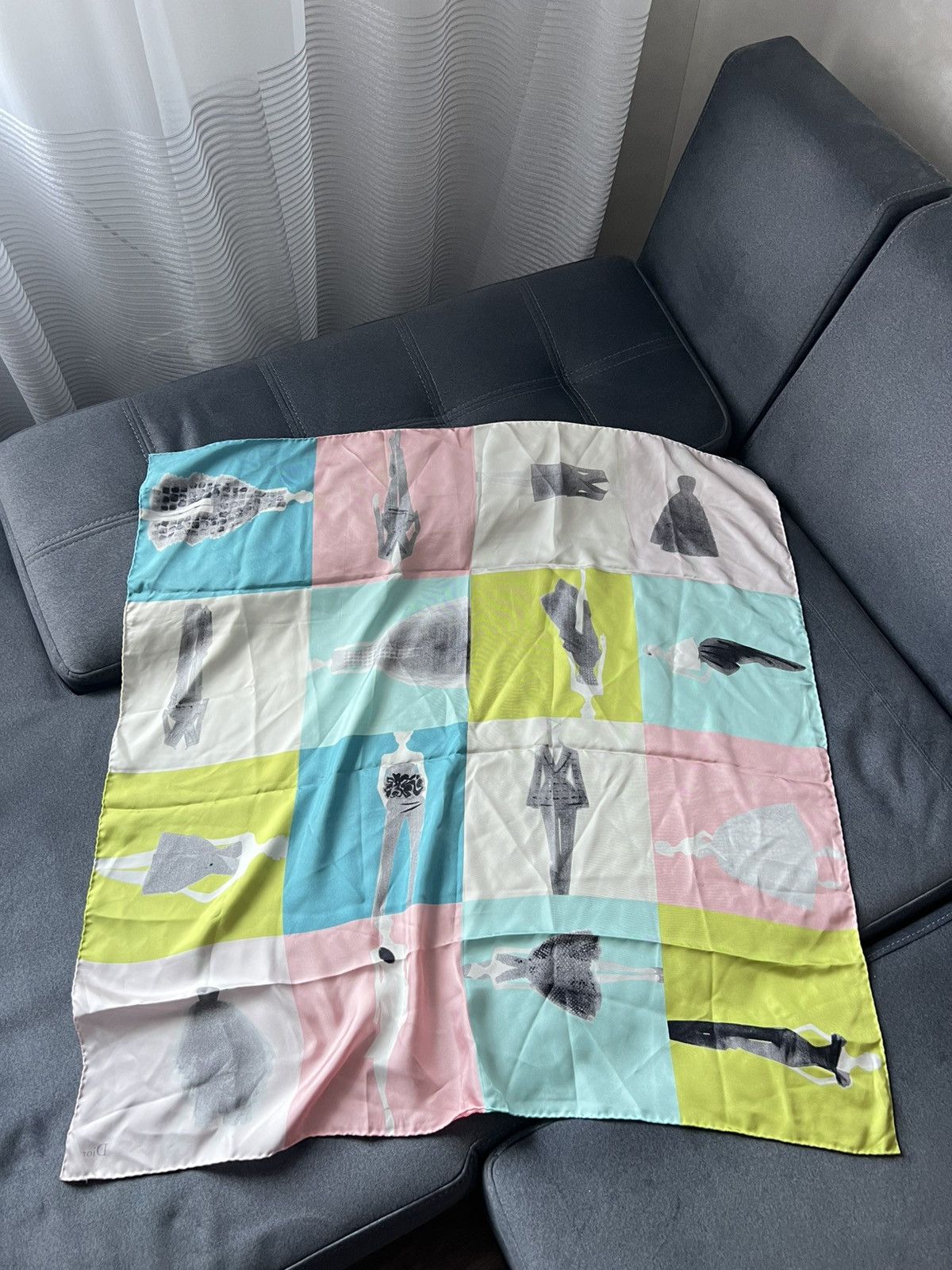 Dior Mats Gustafson Dior Silk Scarf Size ONE SIZE - 7 Thumbnail