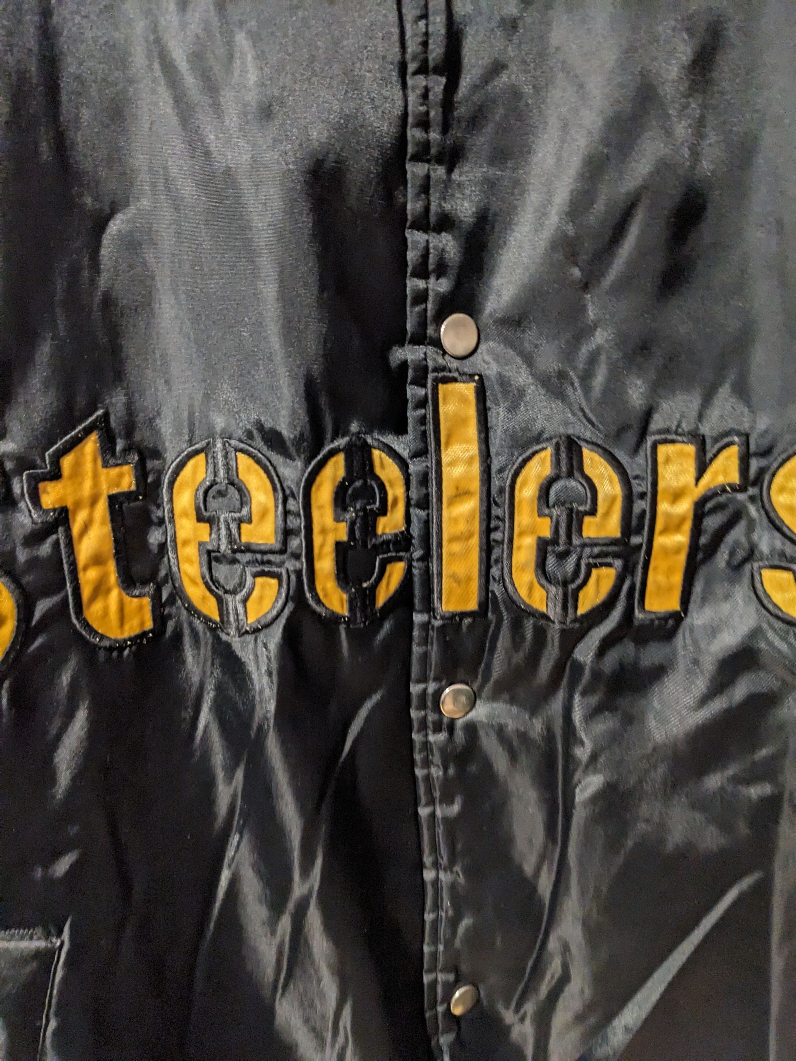 NFL × Vintage Vintage 90s Pittsburgh Steelers NFL Football X-Large Jacket Size US XL / EU 56 / 4 - 2 Thumbnail