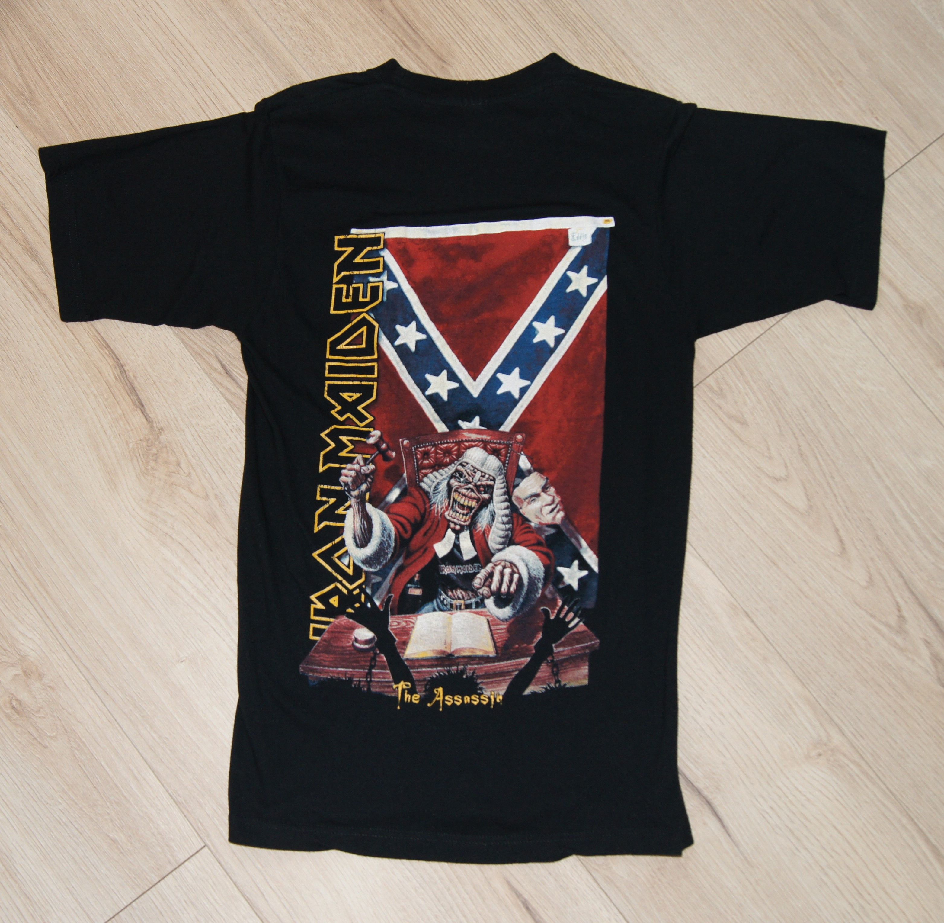 Band Tees × Iron Maiden × Vintage IRON MAIDEN THE ASSASSIN EDDIE * Vintage Looks Like New Size US S / EU 44-46 / 1 - 2 Thumbnail