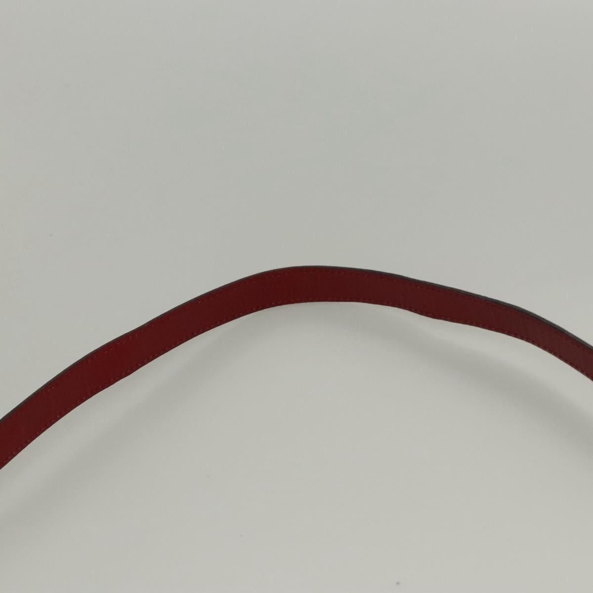 Celine CELINE Shoulder Bag Suede Leather Red Gold Size ONE SIZE - 8 Thumbnail