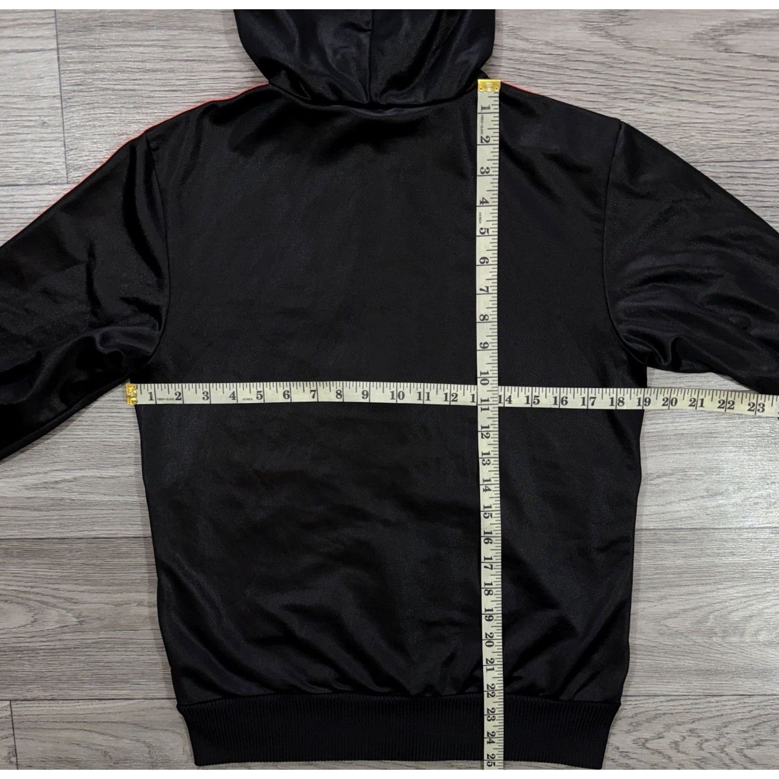 Adidas Adidas Chile 62 Hooded Big Trefoil FIrebird Track Jacket Black Mens XS Jacket Track Zip XS Black Mens Size US XS / EU 42 / 0 - 3 Thumbnail