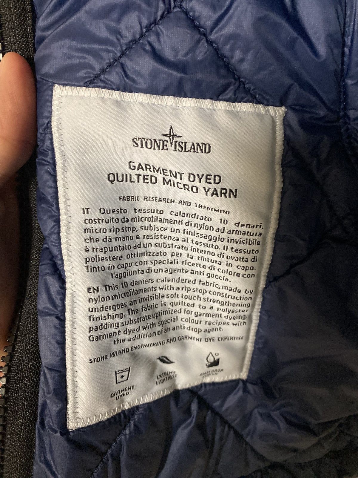 Stone Island Stone Island Quilted Micro Yarn Jacket Size US S / EU 44-46 / 1 - 6 Thumbnail