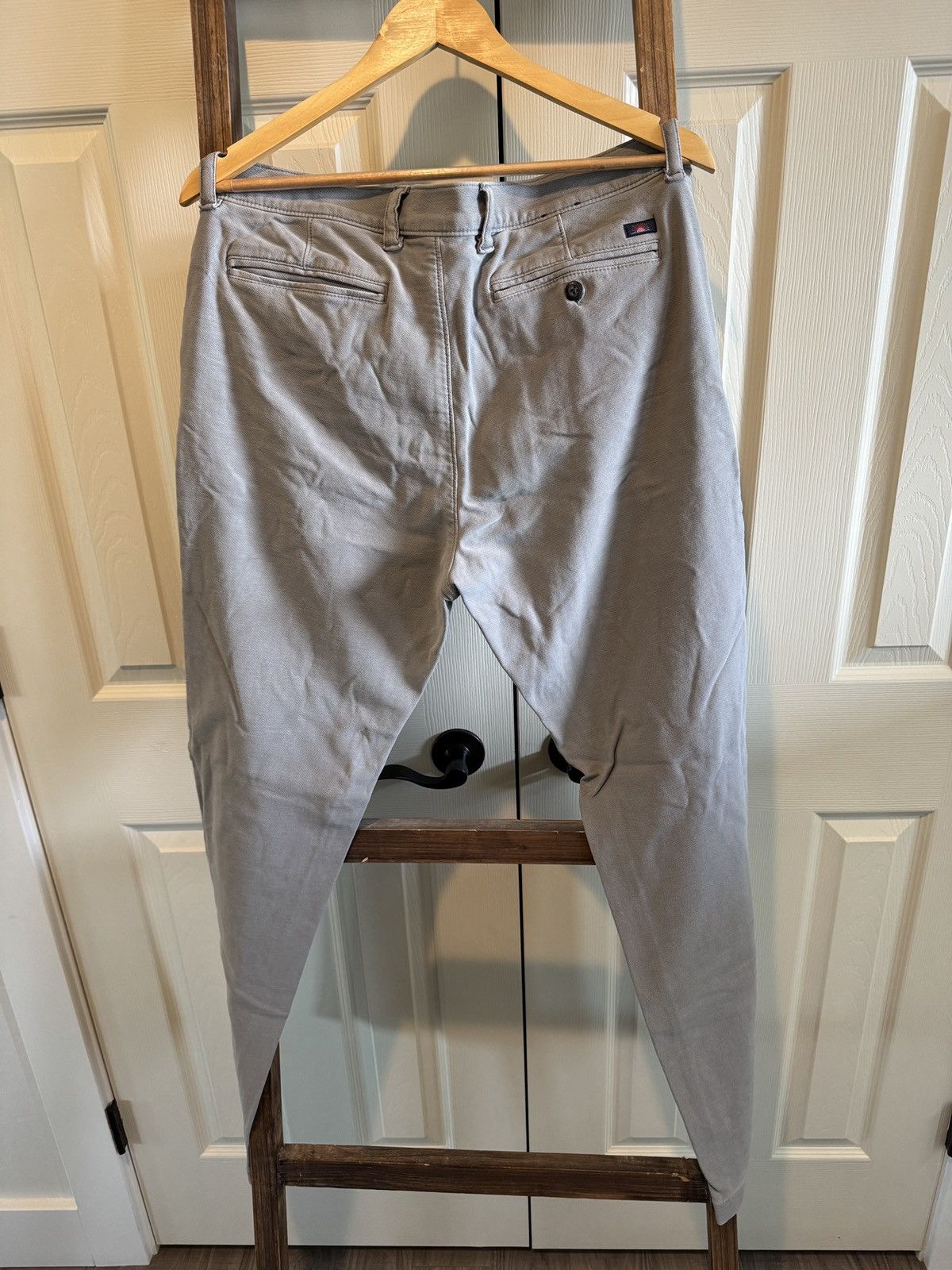Faherty FAHERTY Stretch Terry Pants, Grey, 33 Size US 33 - 3 Thumbnail
