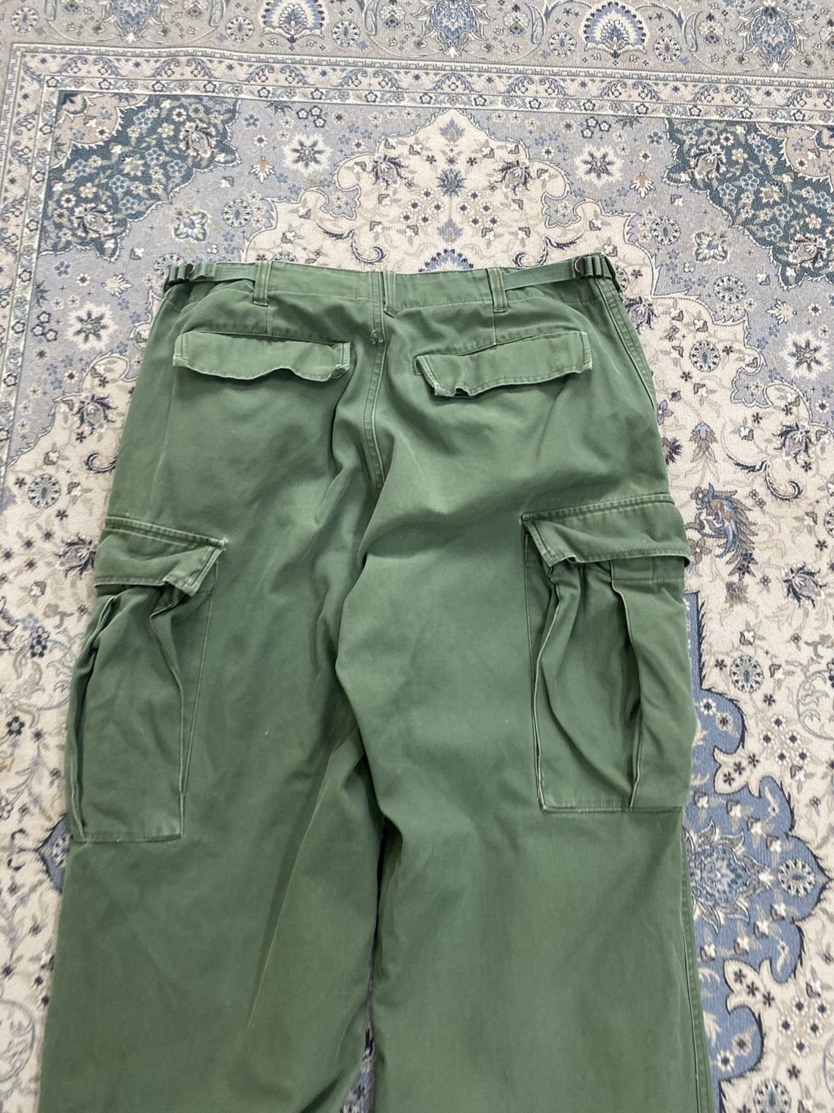 Vintage VINTAGE MILITARY CARGO PANTS GREEN Size US 32 / EU 48 - 9 Thumbnail