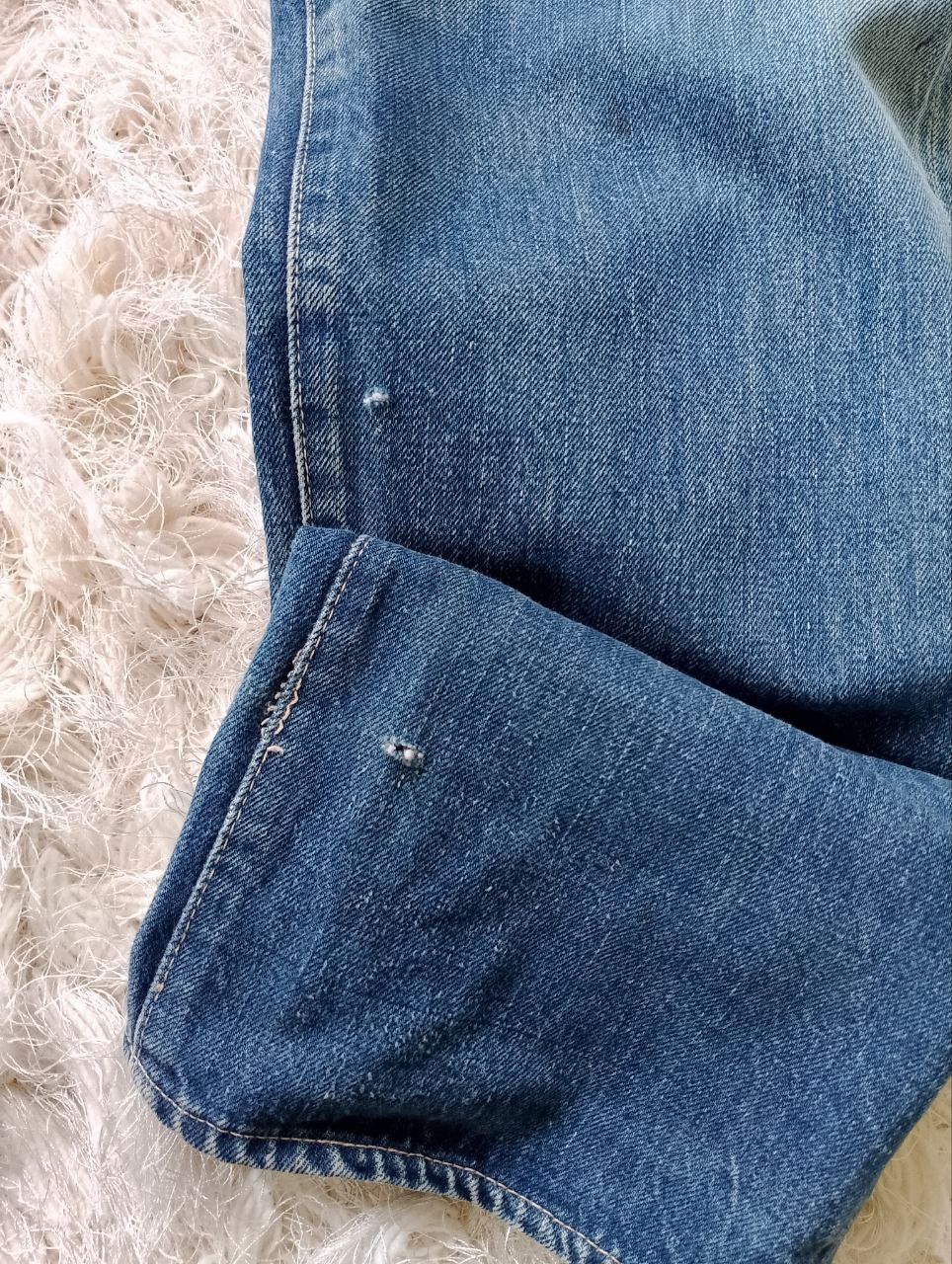 If Six Was Nine Vintage BARTACK JEANS Japan Selvedge Scovill Rivet Denim Size US 31 - 18 Thumbnail