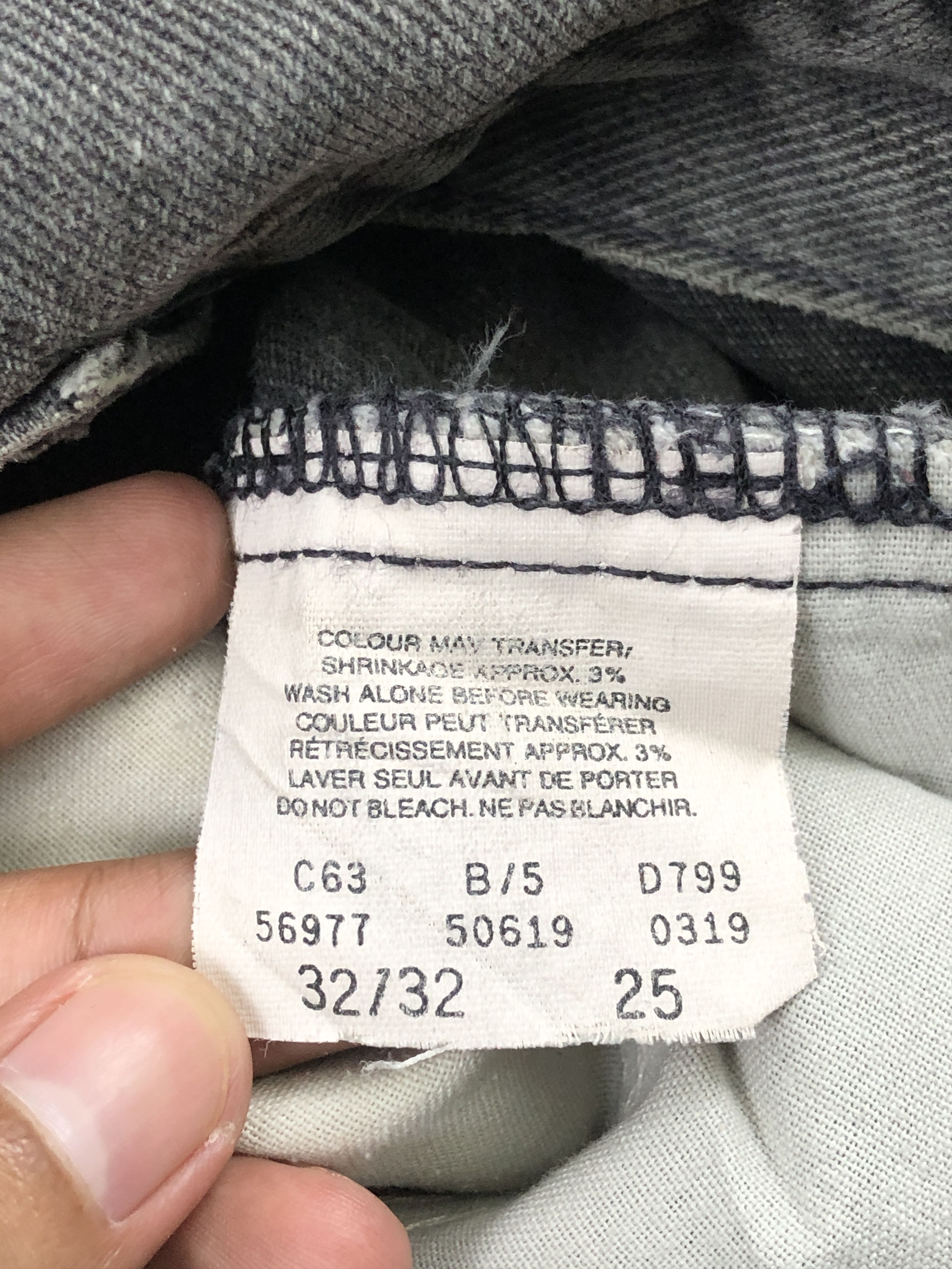 Levi's Vintage 90s Levis 569 Orange Tab Jeans DP2469 Size US 26 / EU 42 - 7 Thumbnail
