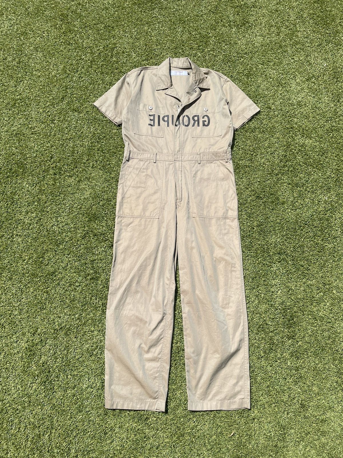 Undercover SS99 “Relief” - Undercover ‘Groupie’ Tan Coverall Jumpsuit Size US L / EU 52-54 / 3 - 2 Thumbnail