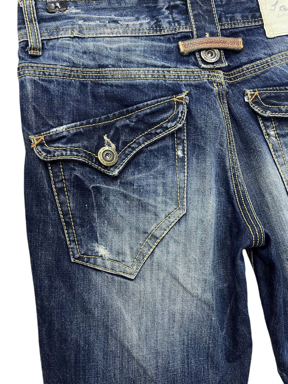Beauty Beast 🔥LOLITA Vintage Exotic Washed Denim Sick Flare Jeans Size US 30 / EU 46 - 11 Thumbnail