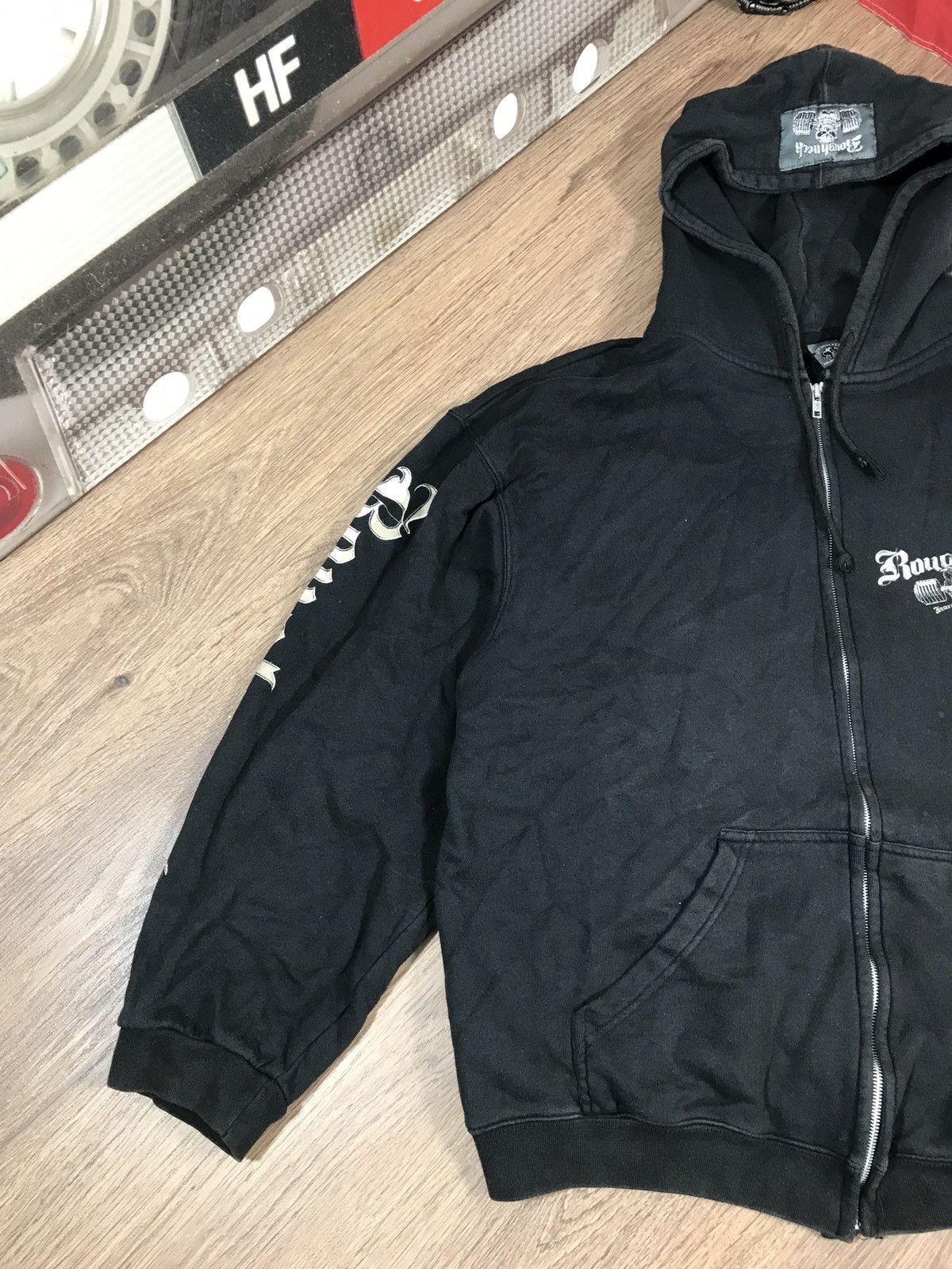 Vintage Vintage Zip Up Hoodie Damned To Train Size US XXL / EU 58 / 5 - 3 Thumbnail