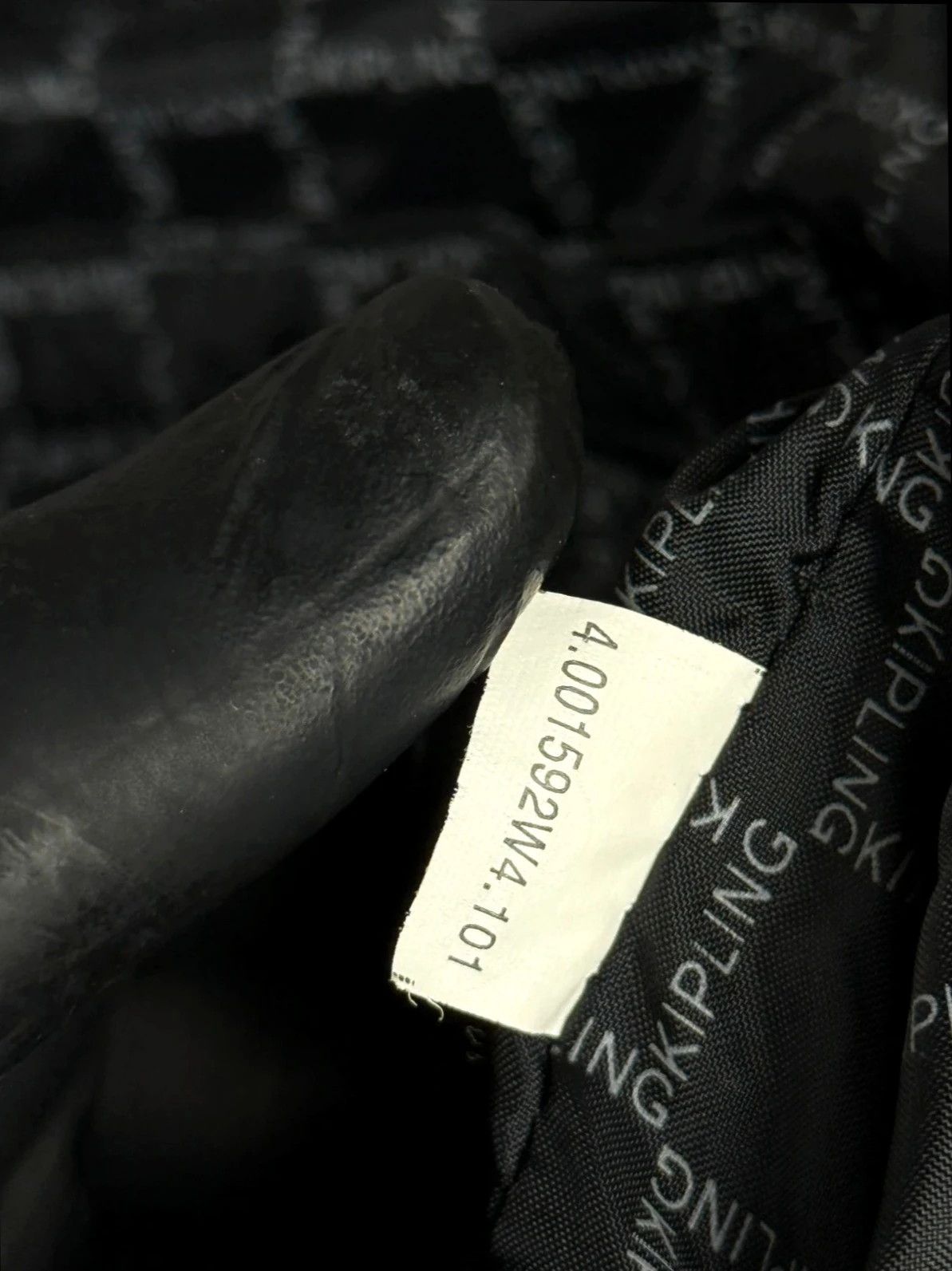 Other Kipling Handbag Black Zip Mini Logo Size ONE SIZE - 13 Thumbnail