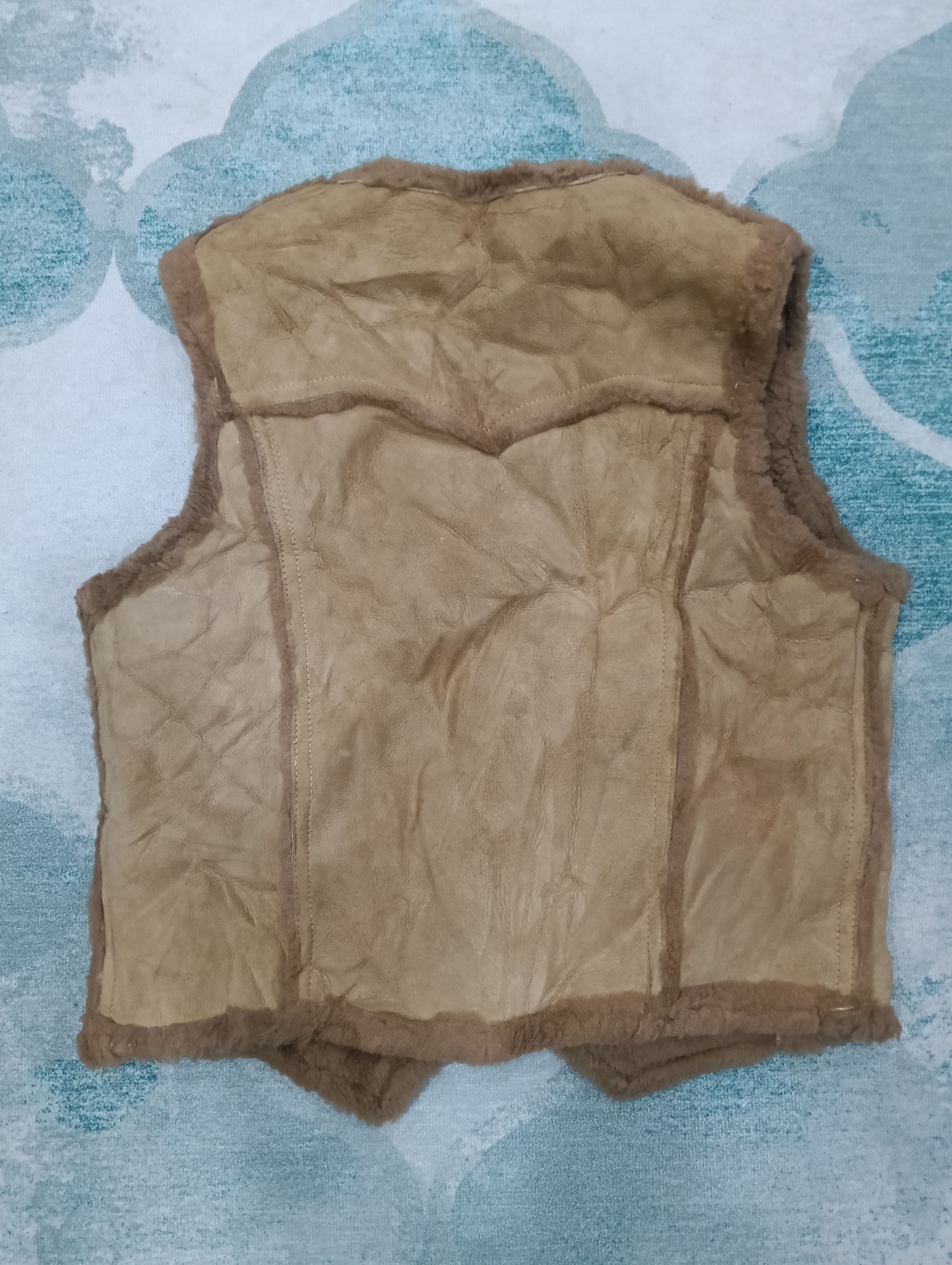 Schott True Vintage 70s Vest Western Leather Craftsman Schott Size US S / EU 44-46 / 1 - 2 Thumbnail