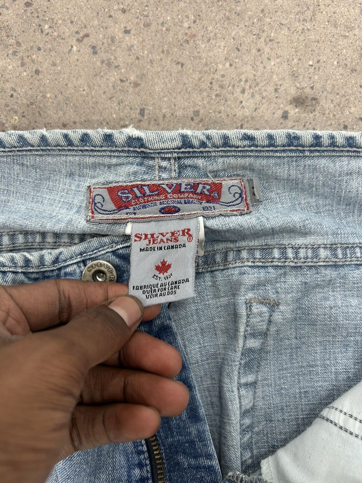 Silver Jeans Co. × Vintage Vintage Silver Flare Jeans Size 31" - 5 Thumbnail