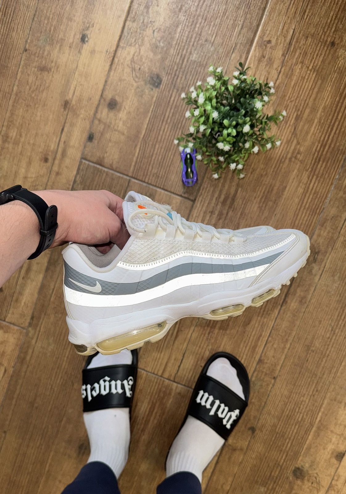 Nike Nike Air Max 95 White Grey CI2298-100 Size US 9 / EU 42.5 Size US 9 / EU 42 - 1 Thumbnail