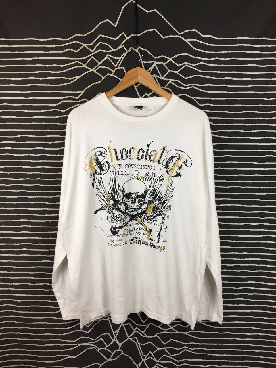 Beaumere Beaumere Skull Graphic Grunge Y2K Goth Long Sleeve Tee Size US XL / EU 56 / 4 - 2 Thumbnail