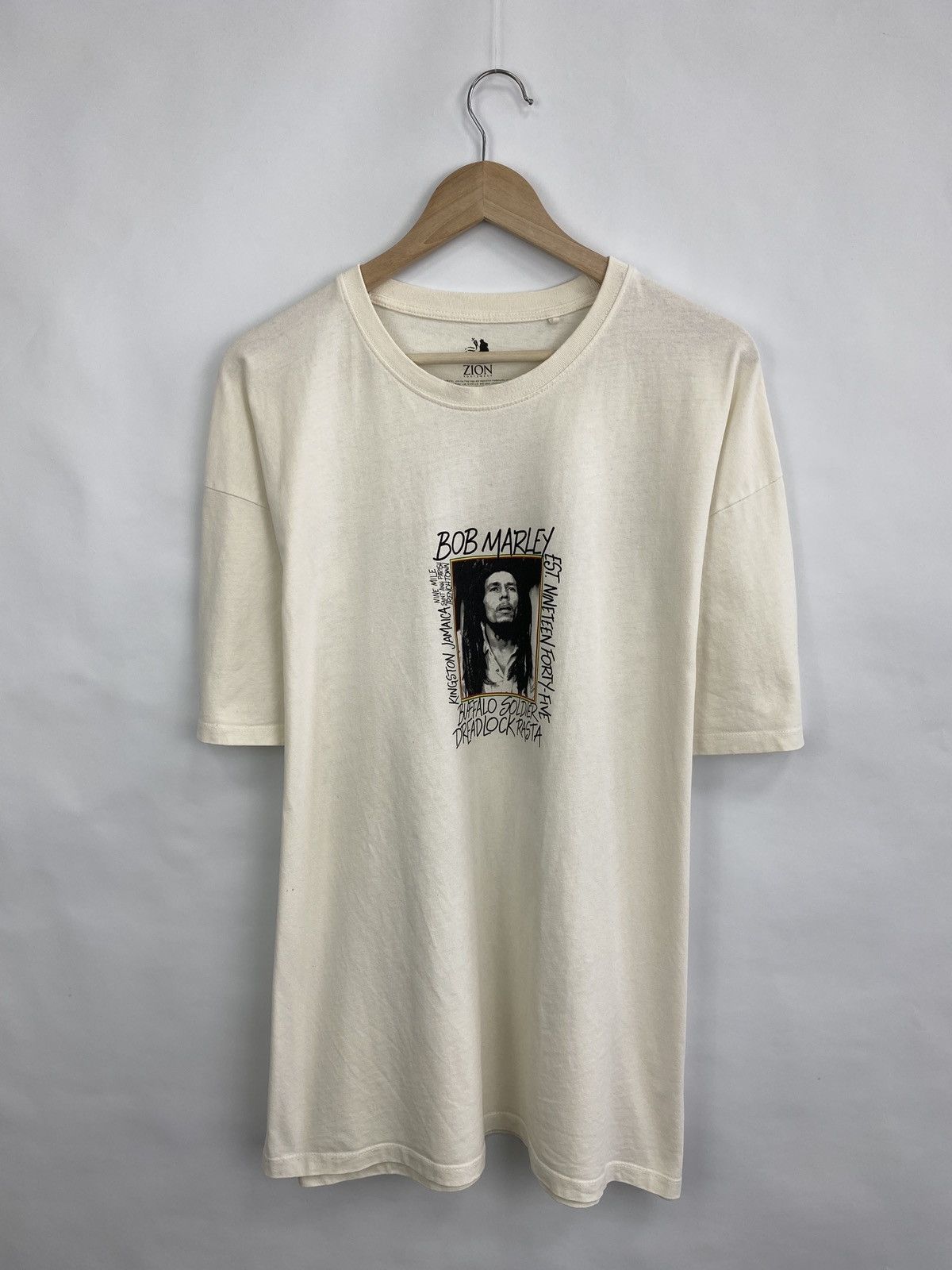Bob Marley 🇯🇲 Bob Marley Rasta Jamaica T-Shirt Rastafari Haile Selassie Size US XL / EU 56 / 4 - 5 Thumbnail