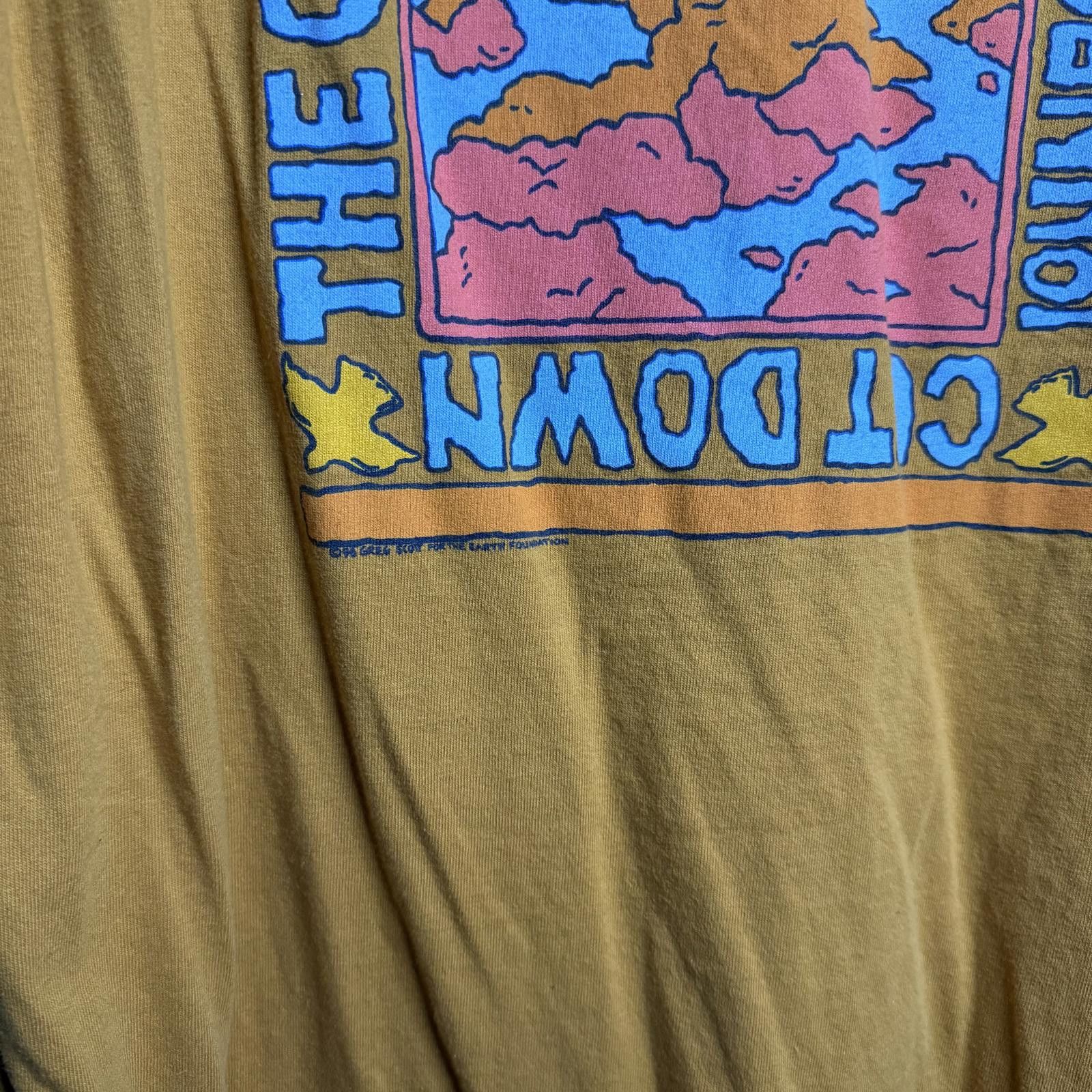 Anvil Vintage 90's Henry David Thoreau Cut Down Clouds Tee Size US XXL / EU 58 / 5 - 4 Thumbnail