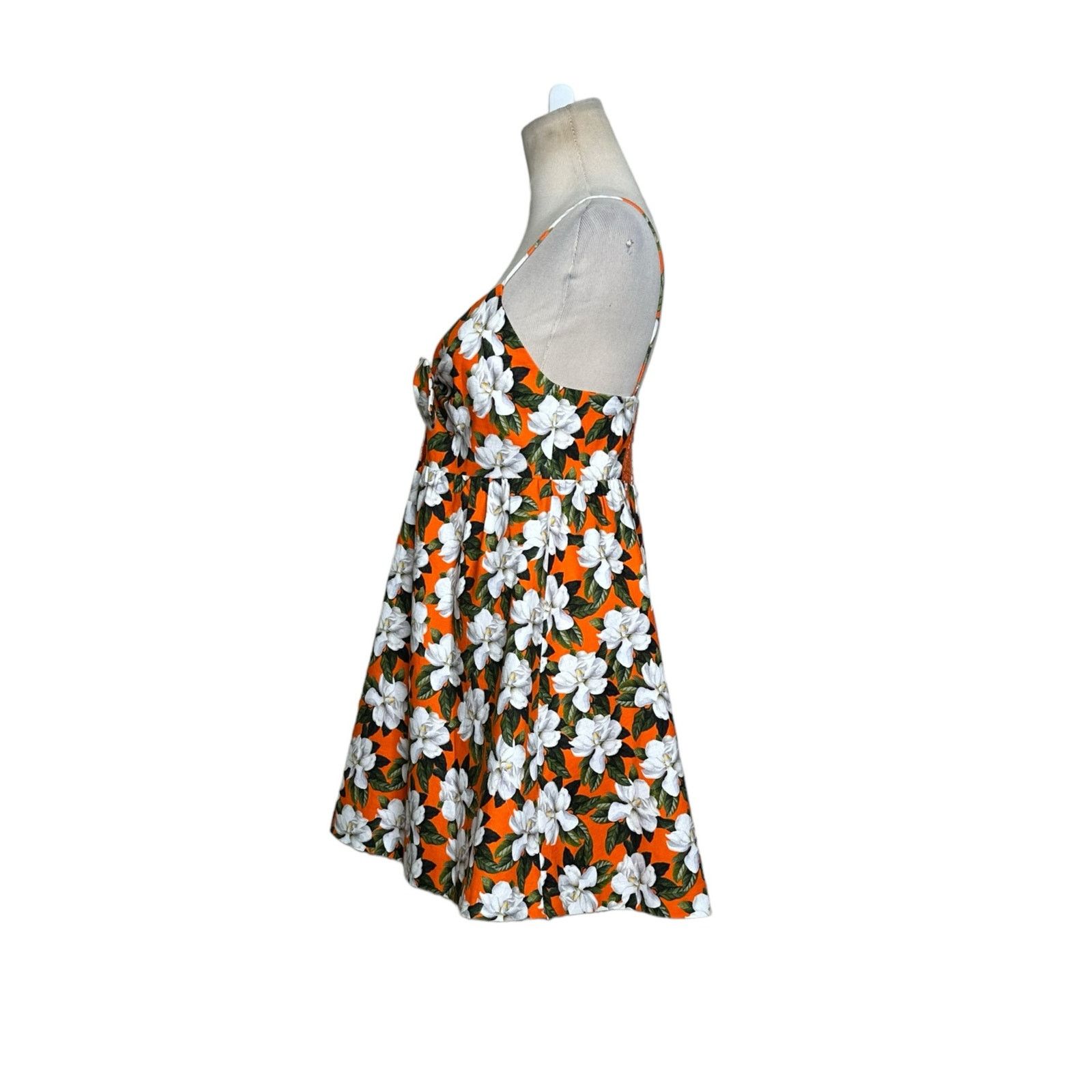 Alice + Olivia Alice + Olivia orange white floral mini dress size 2 Size XS / US 0-2 / IT 36-38 - 6 Thumbnail