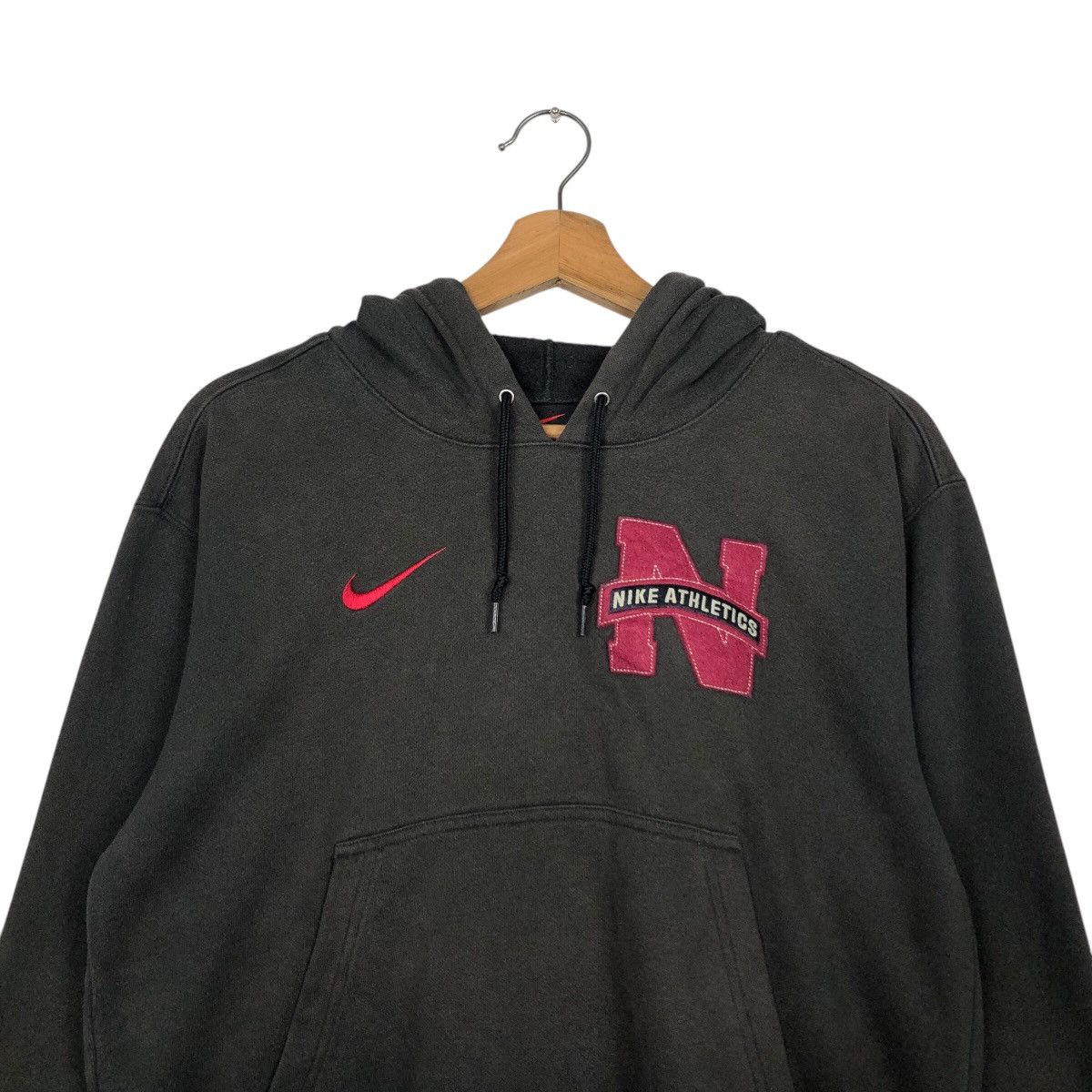 Nike 📌Vintage Nike Hoodie Pull Over Big Logo Embroidered Size US S / EU 44-46 / 1 - 14 Thumbnail