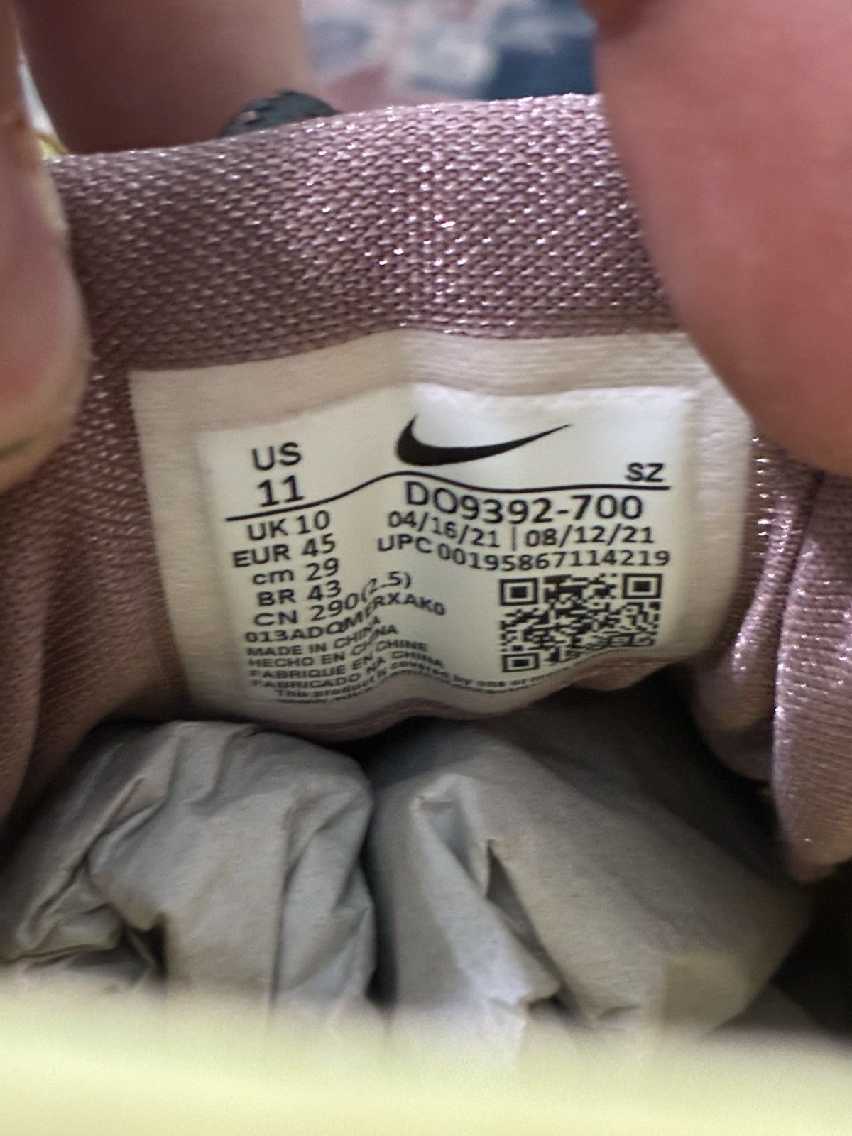 Nike × Travis Scott Nike Air Max 1 Travis Scott Cactus Jack Saturn Gold Size US 11 / EU 44 - 8 Thumbnail