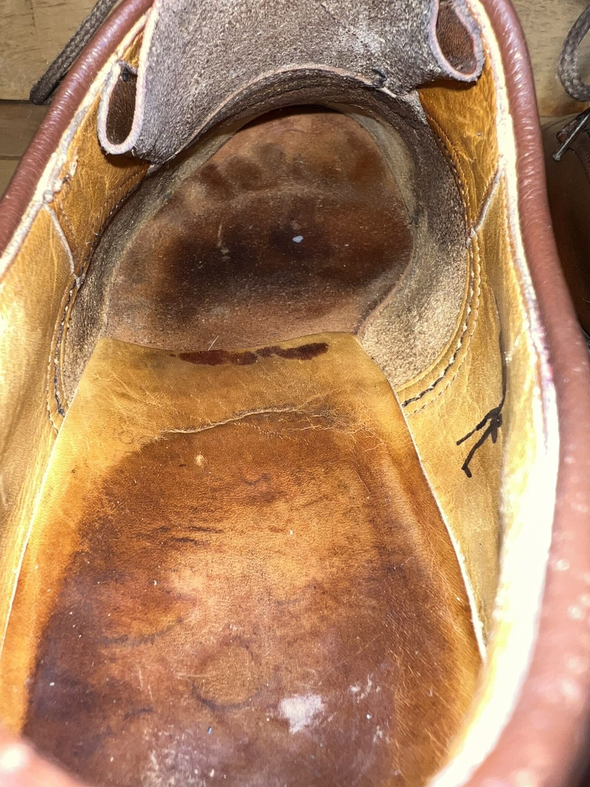 Tricker's Trickers Bench Made Brown Leather Men’s Derby Dress shoes Size US 8 / EU 41 - 10 Thumbnail