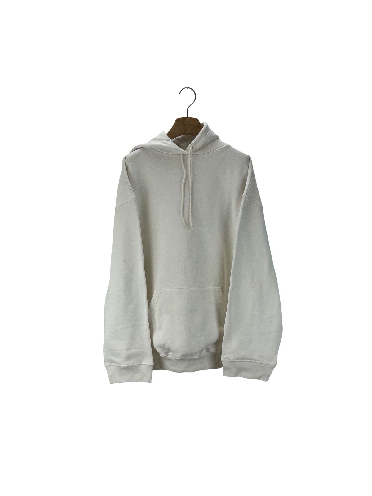 Balenciaga Balenciaga Logo Hoodie 'White' Size US M / EU 48-50 / 2 - 2 Thumbnail