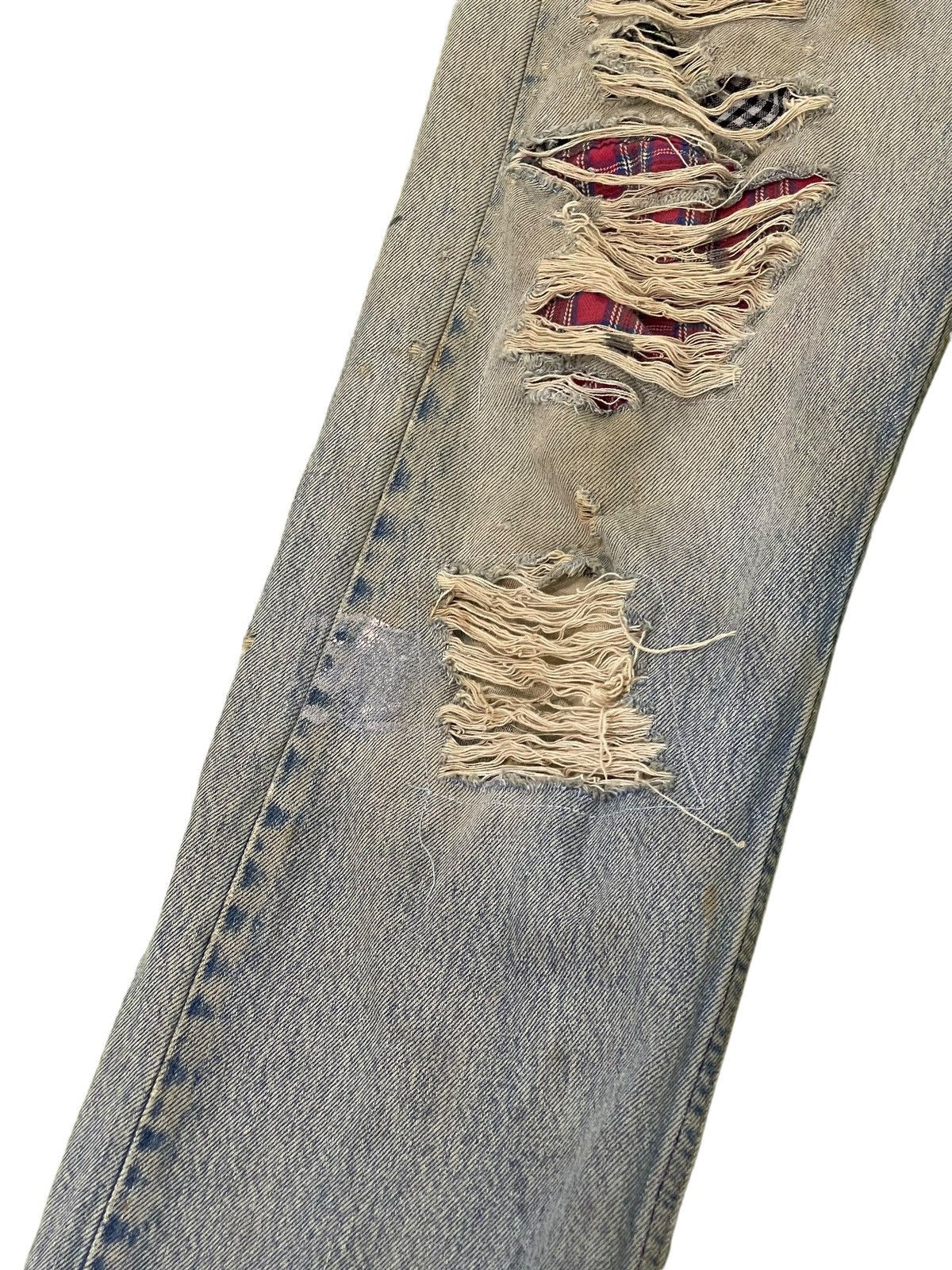 Levi's Vintage Clothing Vtg 1994 Levi’s 501 USA Faded Distress Straight 8🟦8 Size US 31 - 6 Thumbnail