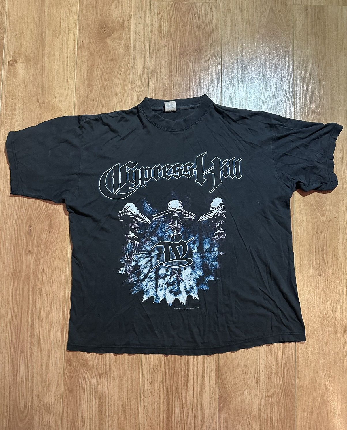 Vintage Cypress Hill T shirt - 1998 - MERCH FROM IV ALBUM Size US M / EU 48-50 / 2 - 1 Thumbnail