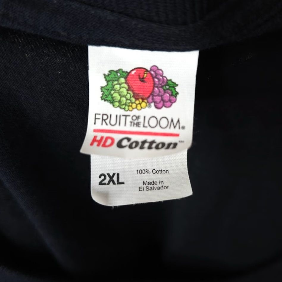 Fruit Of The Loom RLS Rapid Locking System T Shirt Mens Size 2XL Black American Flag Shirt Mens 2XL Black Size US XXL / EU 58 / 5 - 6 Thumbnail