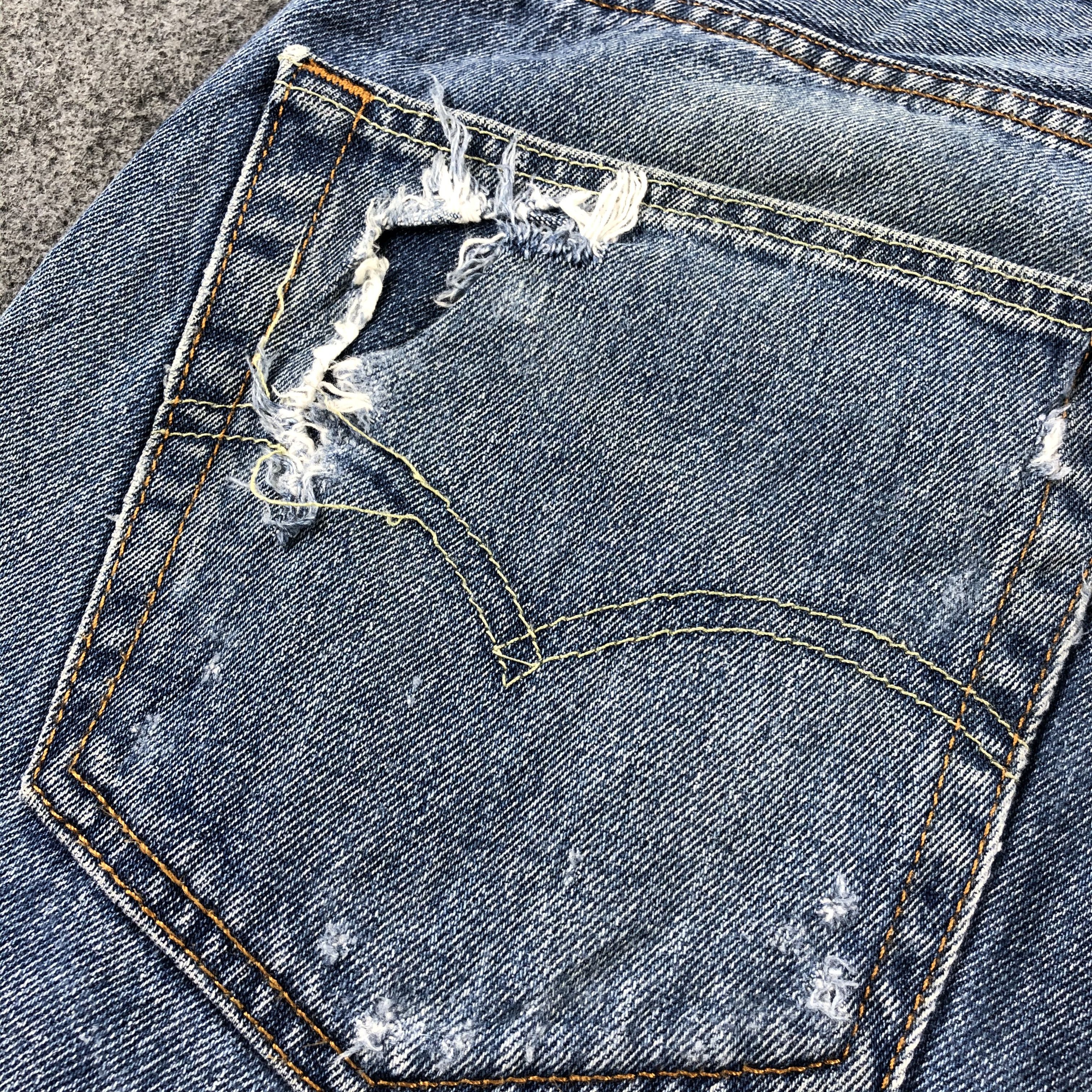 Levi's Vintage Blue Wash Levis 505 Jeans-J2306 Size US 38 / EU 54 - 8 Thumbnail