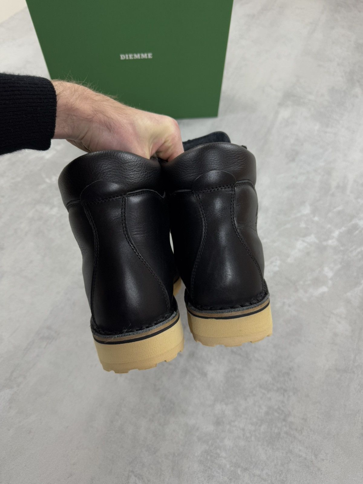 Other DIEMME Boots ROCCIA VET Black Leather Mens Size 46 Size US 12 / EU 45 - 5 Thumbnail