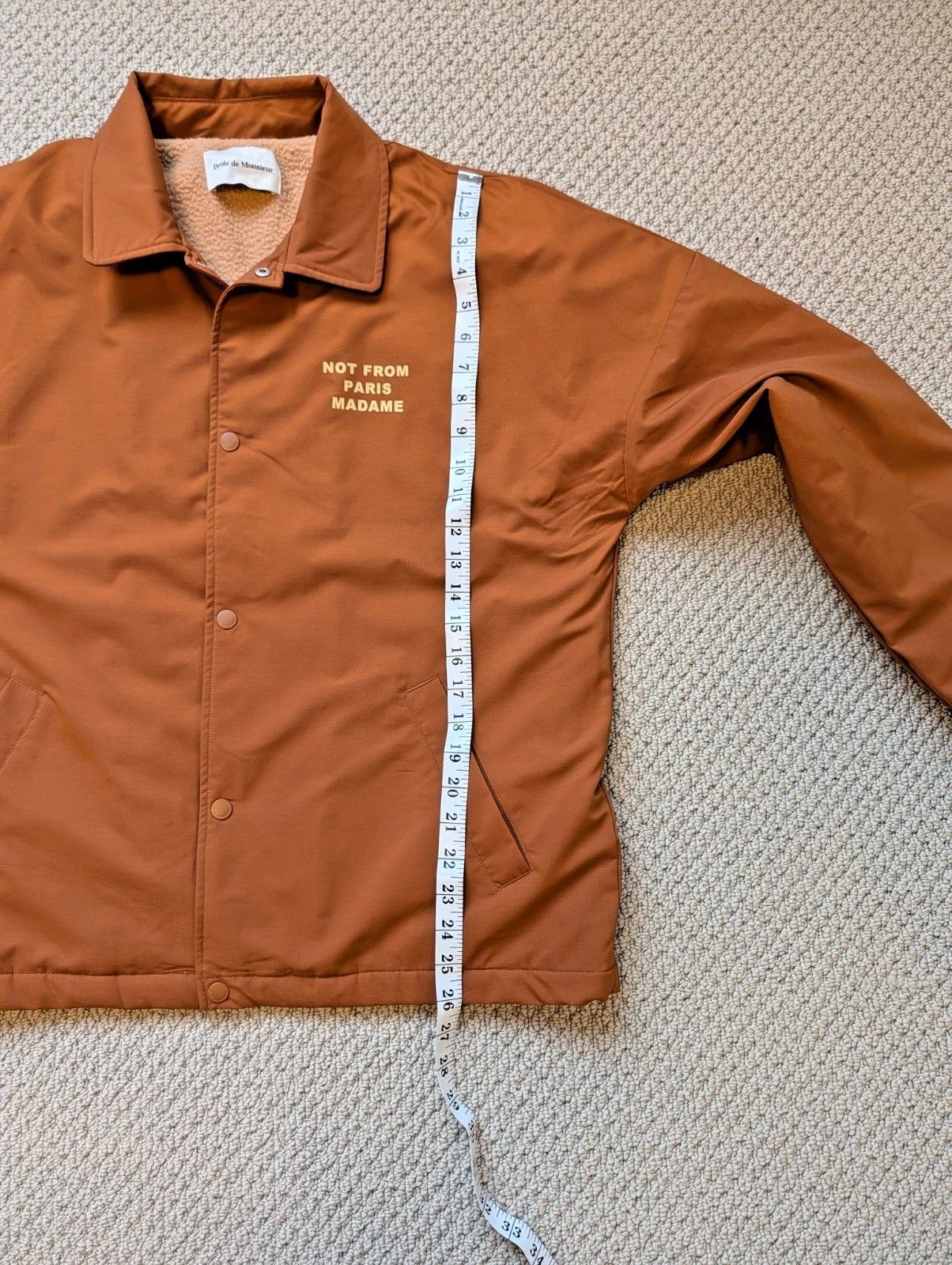 Drole De Monsieur La Veste Polaire NFPM Sherpa Jacket - Small - Paris Size US S / EU 44-46 / 1 - 14 Thumbnail