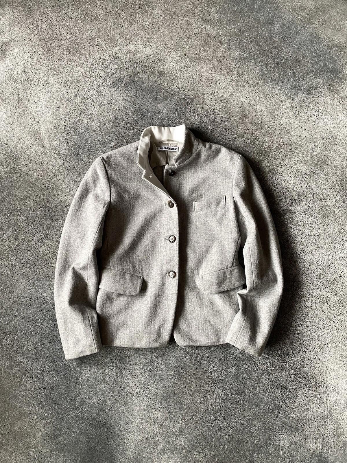 Jil Sander 2000s Jil Sander By Raf Simons Wool Tailored Blazer Jacket Size XS / US 0-2 / IT 36-38 - 2 Thumbnail