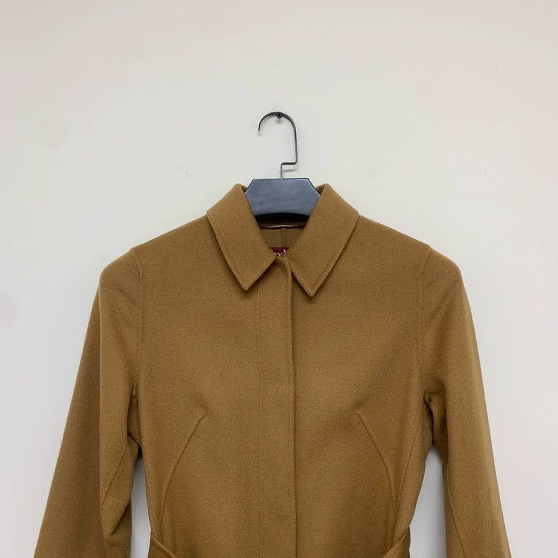 Max Mara Max Mara Caramel wool cashmere long coat Size XS / US 0-2 / IT 36-38 - 5 Thumbnail