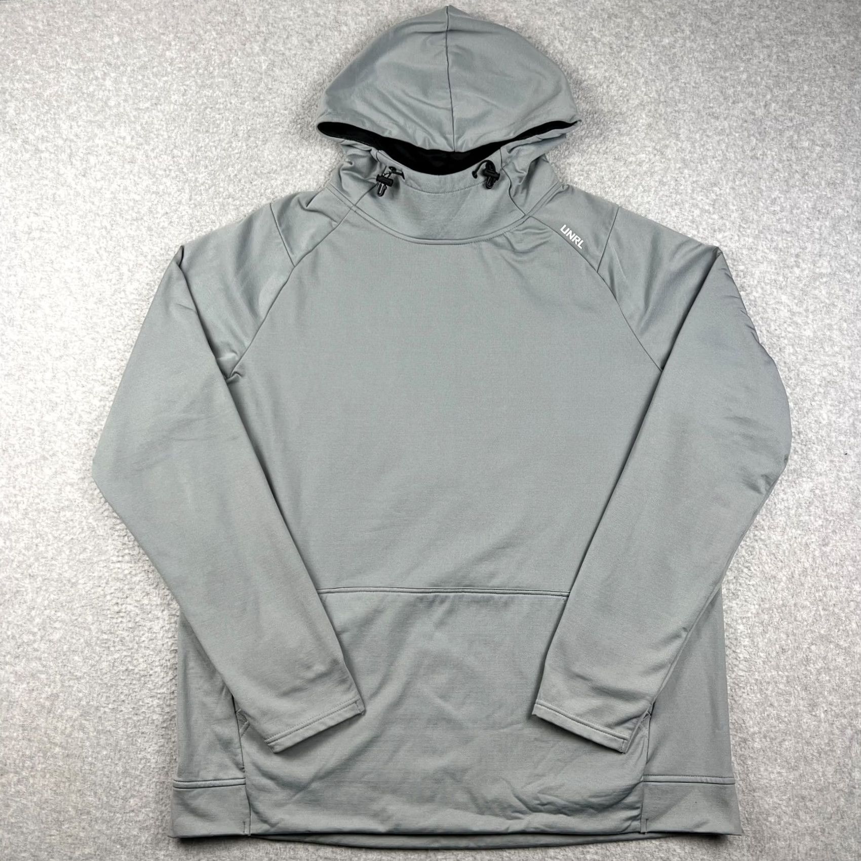 Vintage UNRL Crossover Hoodie II Pullover Sweatshirt 2XL Mens Grey Size US XXL / EU 58 / 5 - 2 Thumbnail