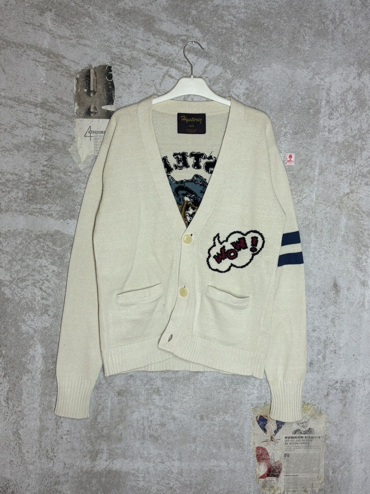 Hysteric Glamour Hysteric Glamour VIP Club Collegiate Cardigan