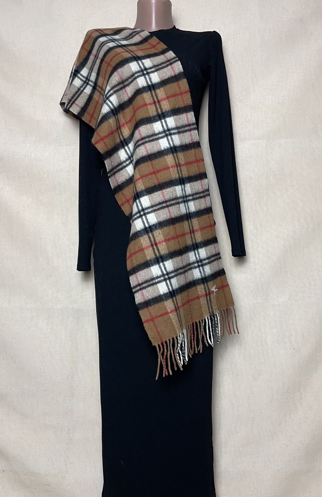Vintage Creations tartan cashmere scarf Size ONE SIZE - 2 Thumbnail