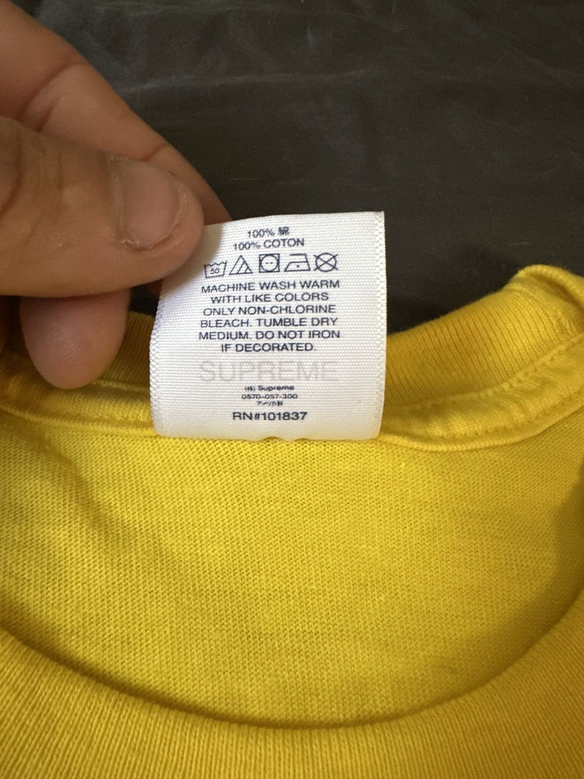 Supreme Supreme NYC Tee Size US L / EU 52-54 / 3 - 6 Thumbnail