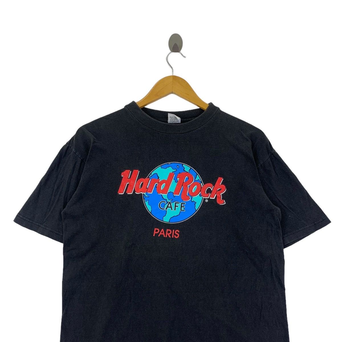 Hard Rock Cafe Vintage HARD ROCK CAFE PARIS Promo Tee Shirt Top Size S / US 4 / IT 40 - 2 Thumbnail