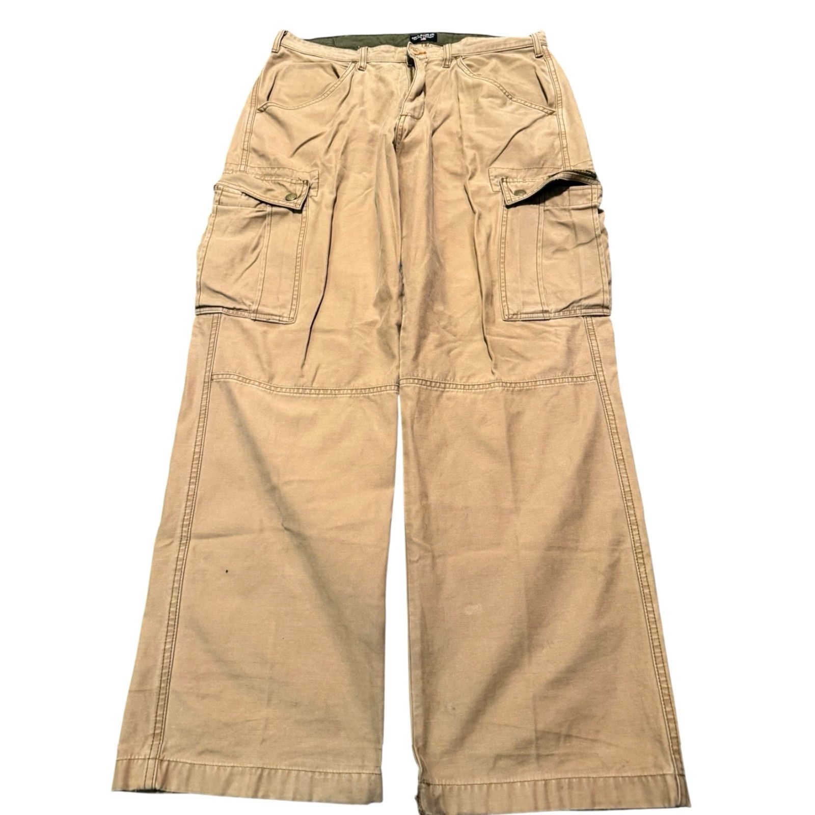 Polo Ralph Lauren VINTAGE Polo Ralph Lauren Freighter Pants Cargo Tan 34x32 USA Cargo Pants Men Regular Straight Khaki Canvas Workwear(Size 34) Size US S / EU 44-46 / 1 - 6 Thumbnail